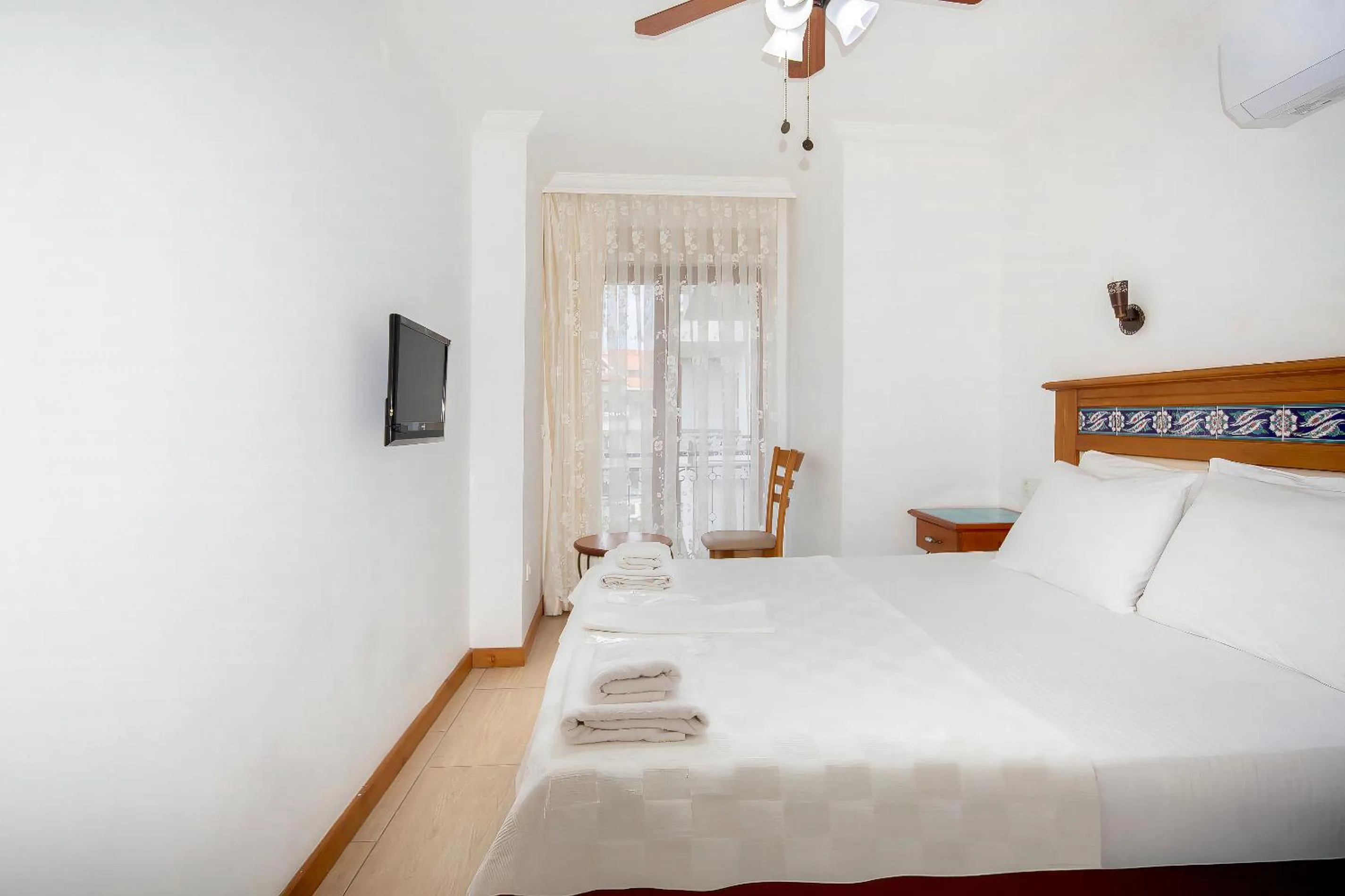 Bed in Datca Kilic Hotel