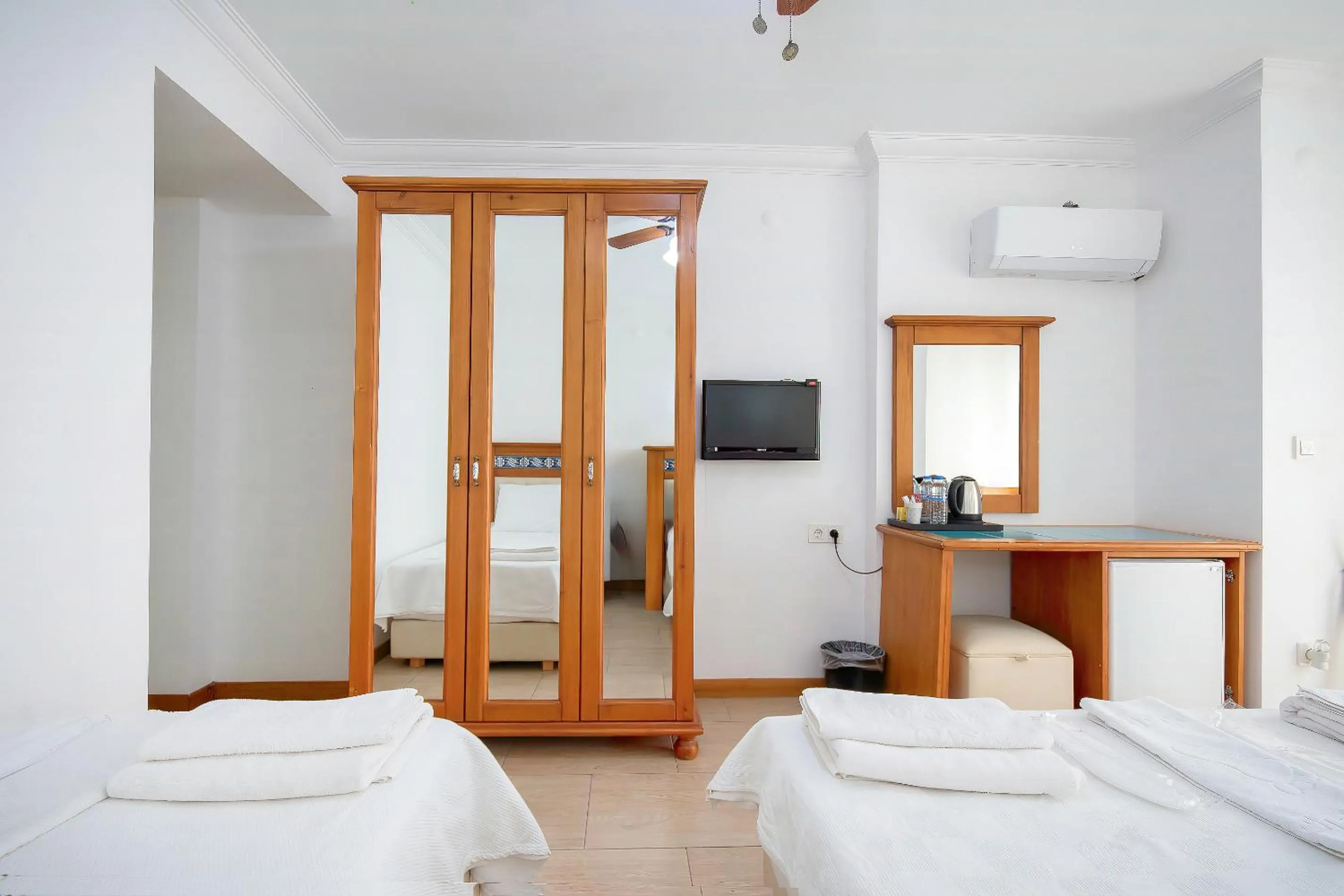 Bed in Datca Kilic Hotel