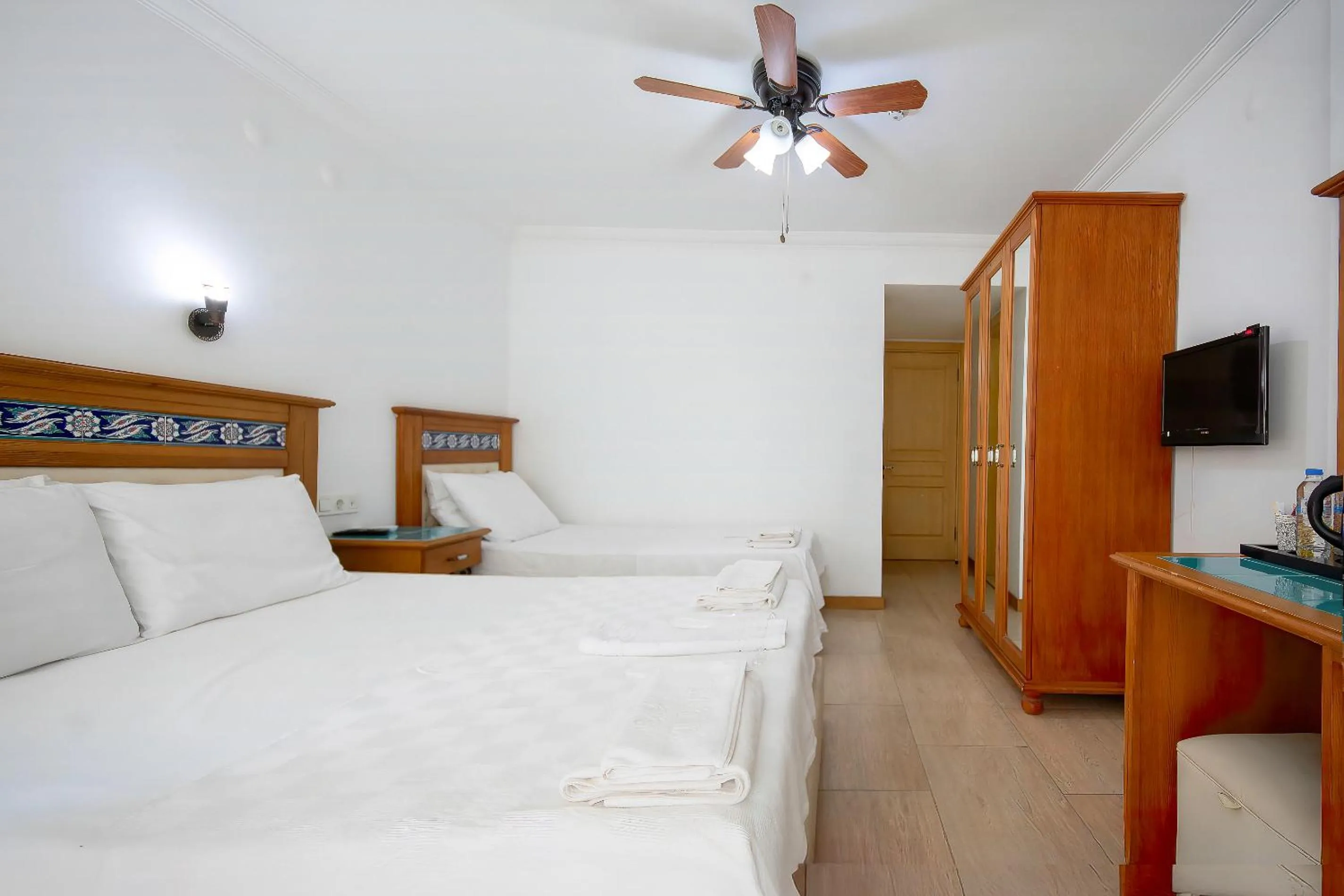 Bed in Datca Kilic Hotel