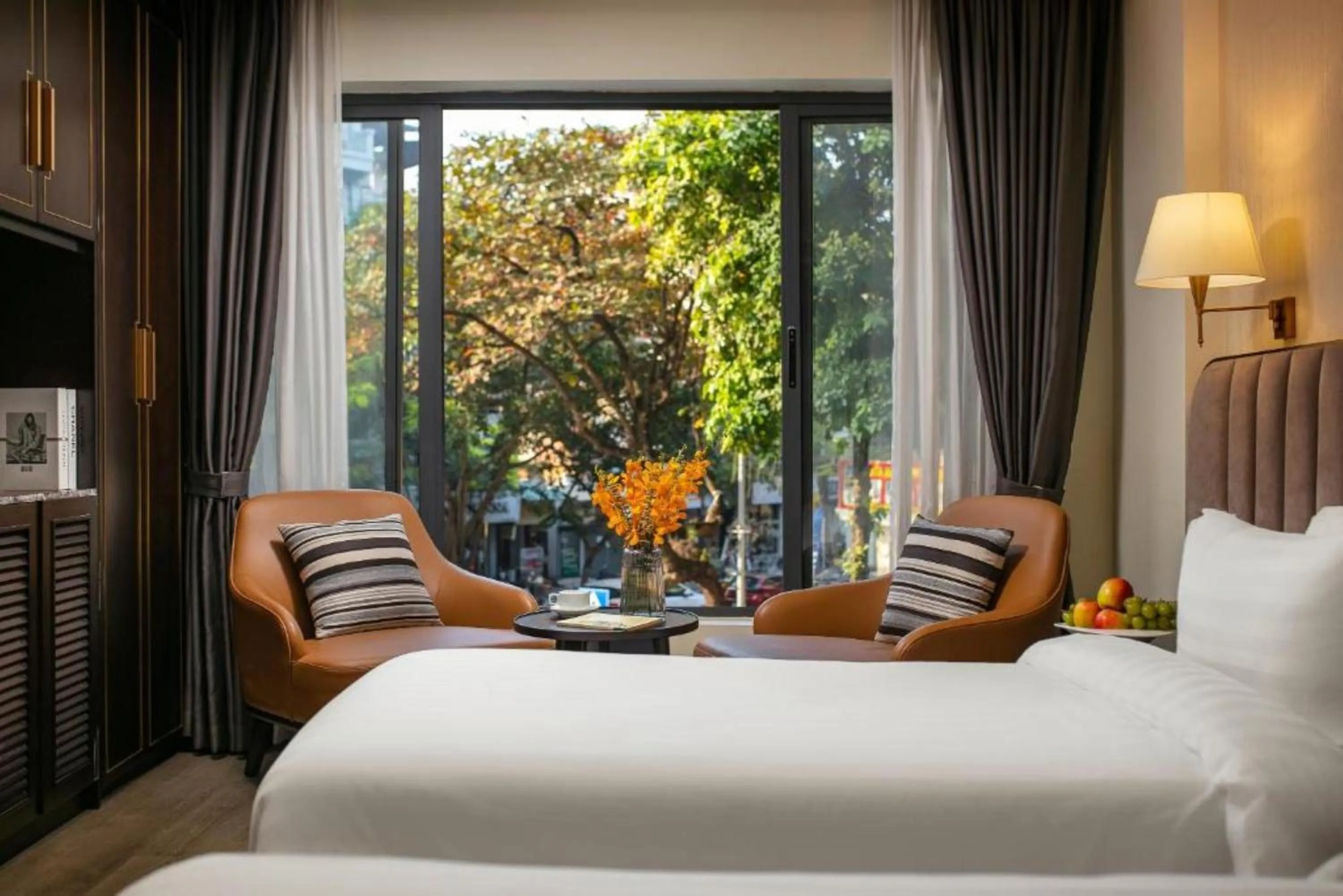 City view, Bed in San Palace Hotel & Rooftop