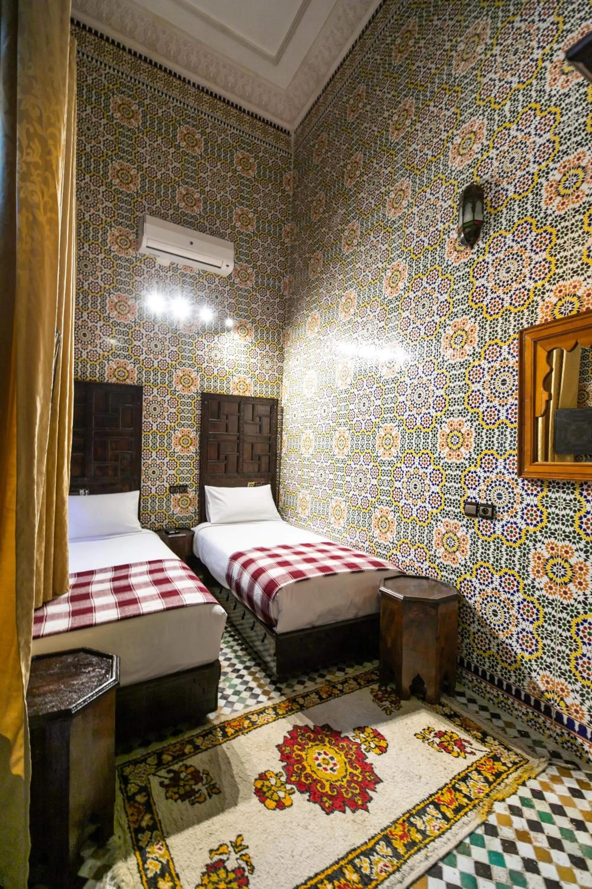 Bedroom, Bed in Riad Fes Aicha & SPA