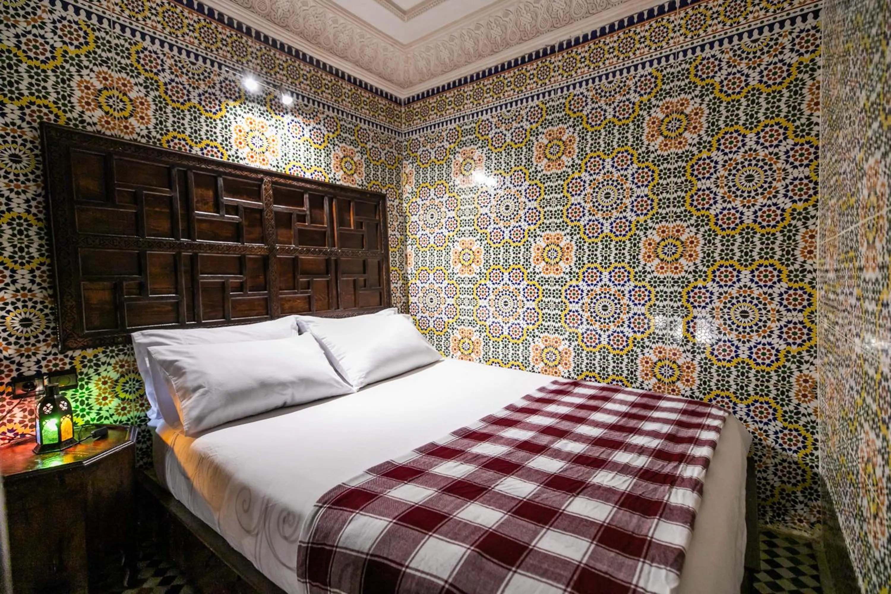 Bedroom, Bed in Riad Fes Aicha & SPA