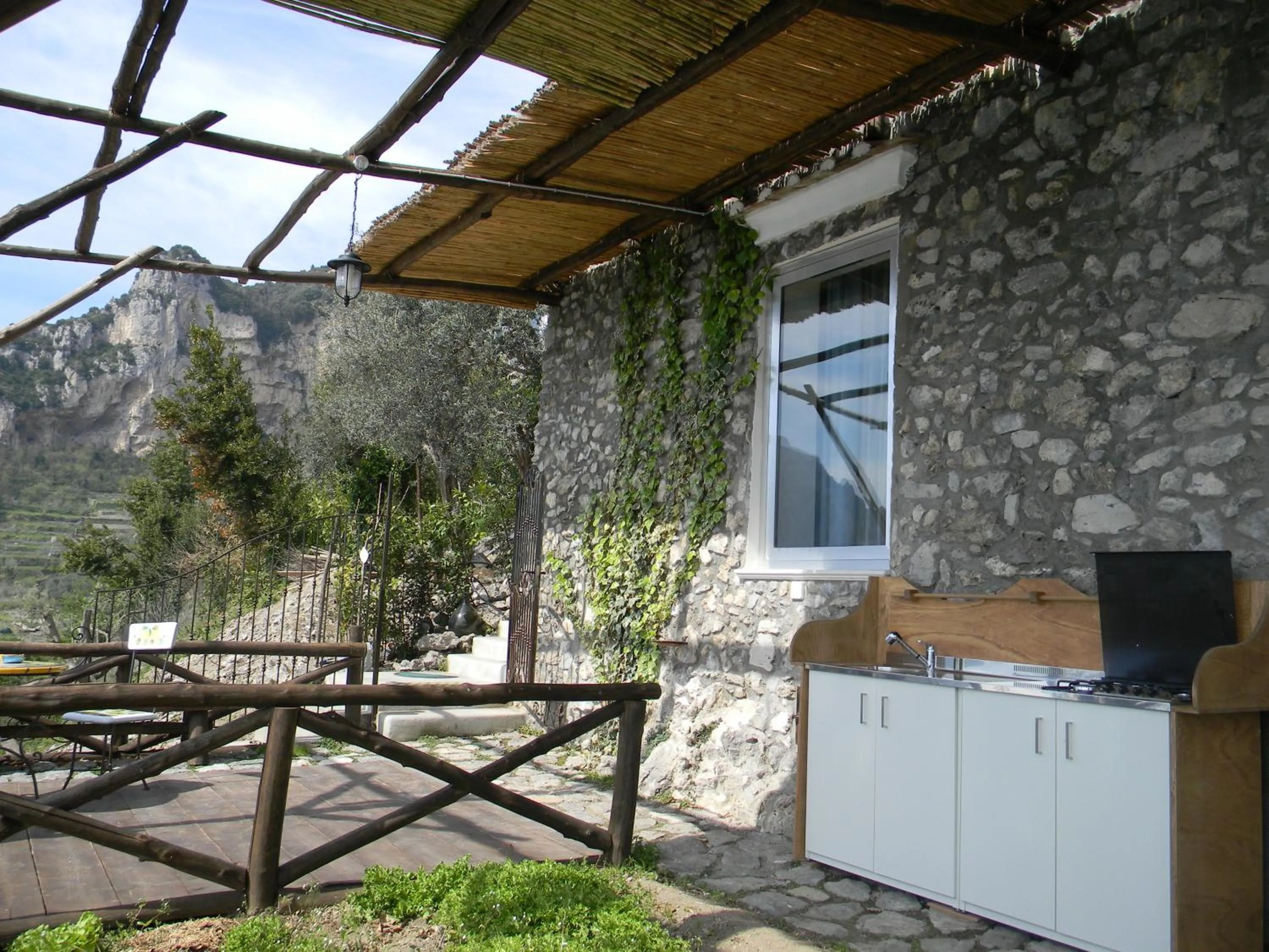 Patio in Fattoria La Tagliata