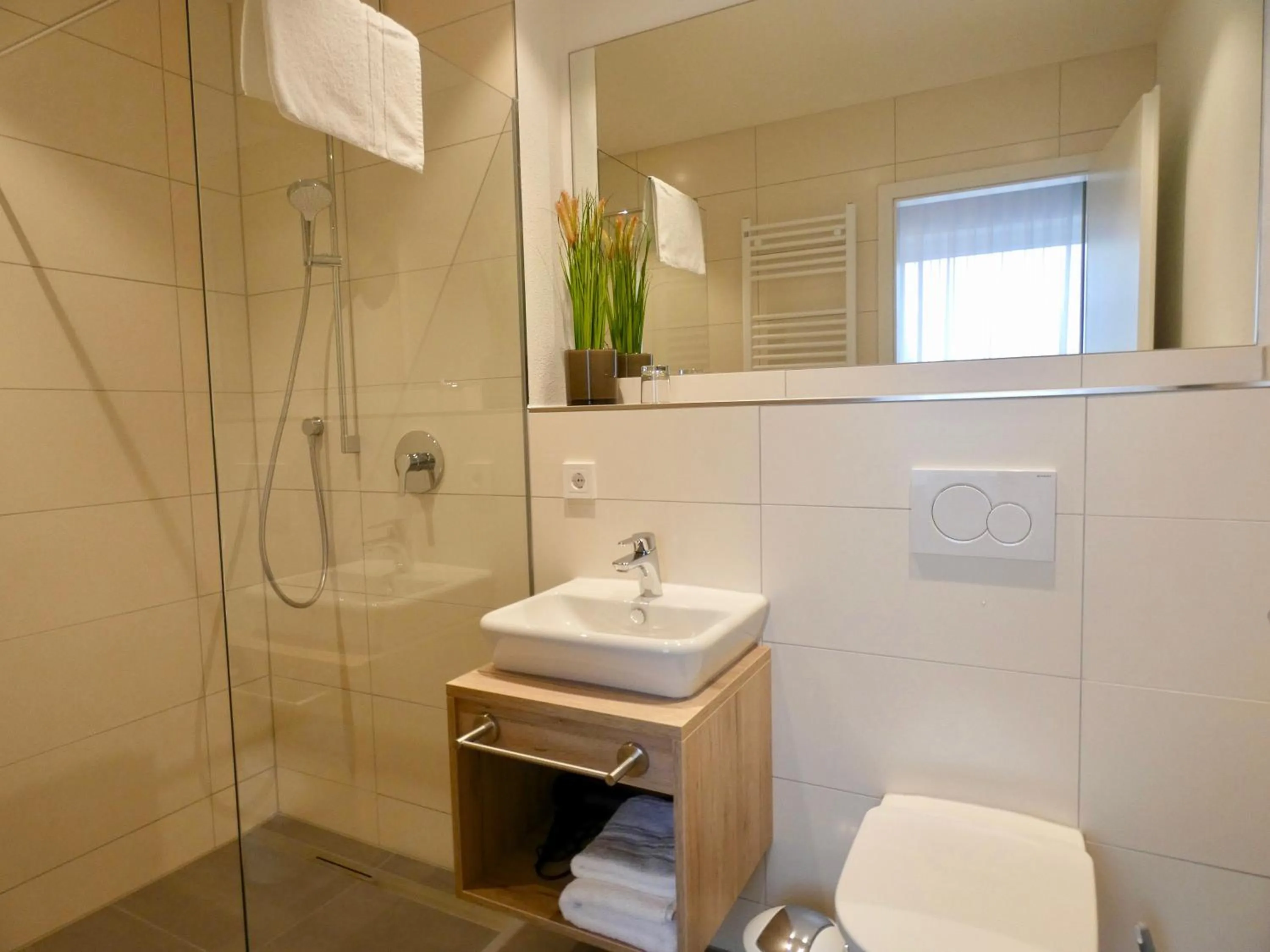 Shower in Living Hallertau