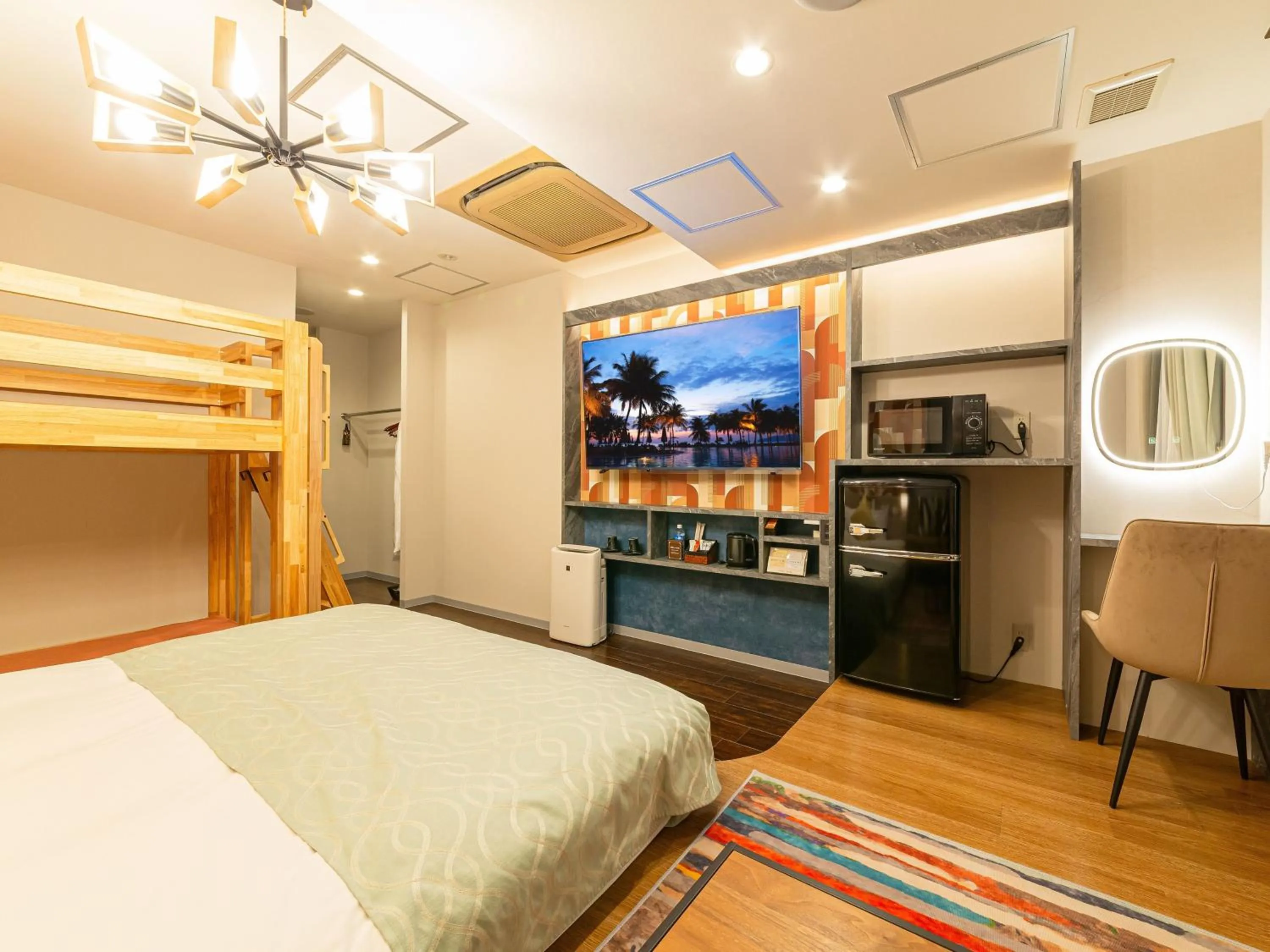 Bedroom, Bed in Hotel Balian Resort Shinjuku Honten