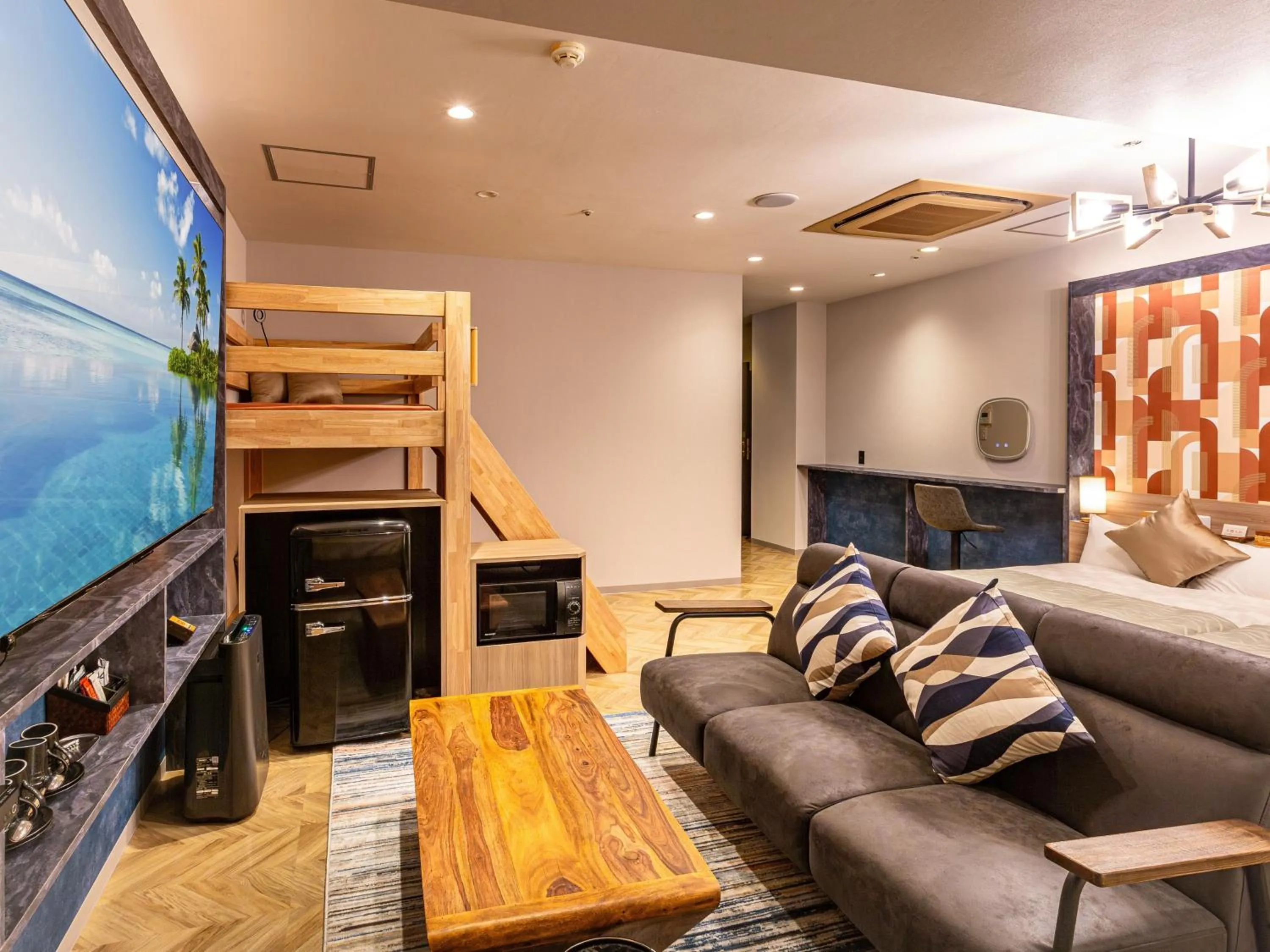 Bedroom in Hotel Balian Resort Shinjuku Honten