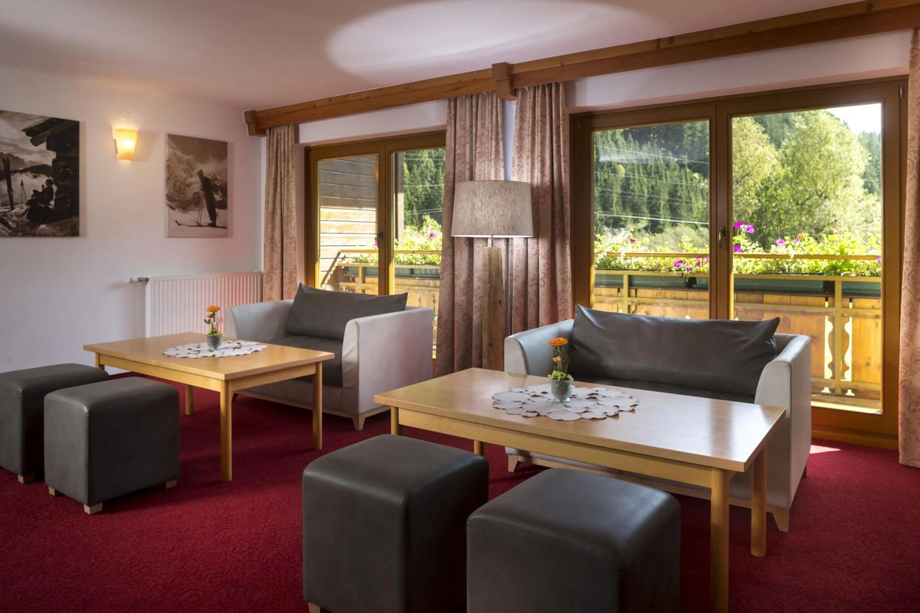 Communal lounge/ TV room in Alpenhotel Badmeister