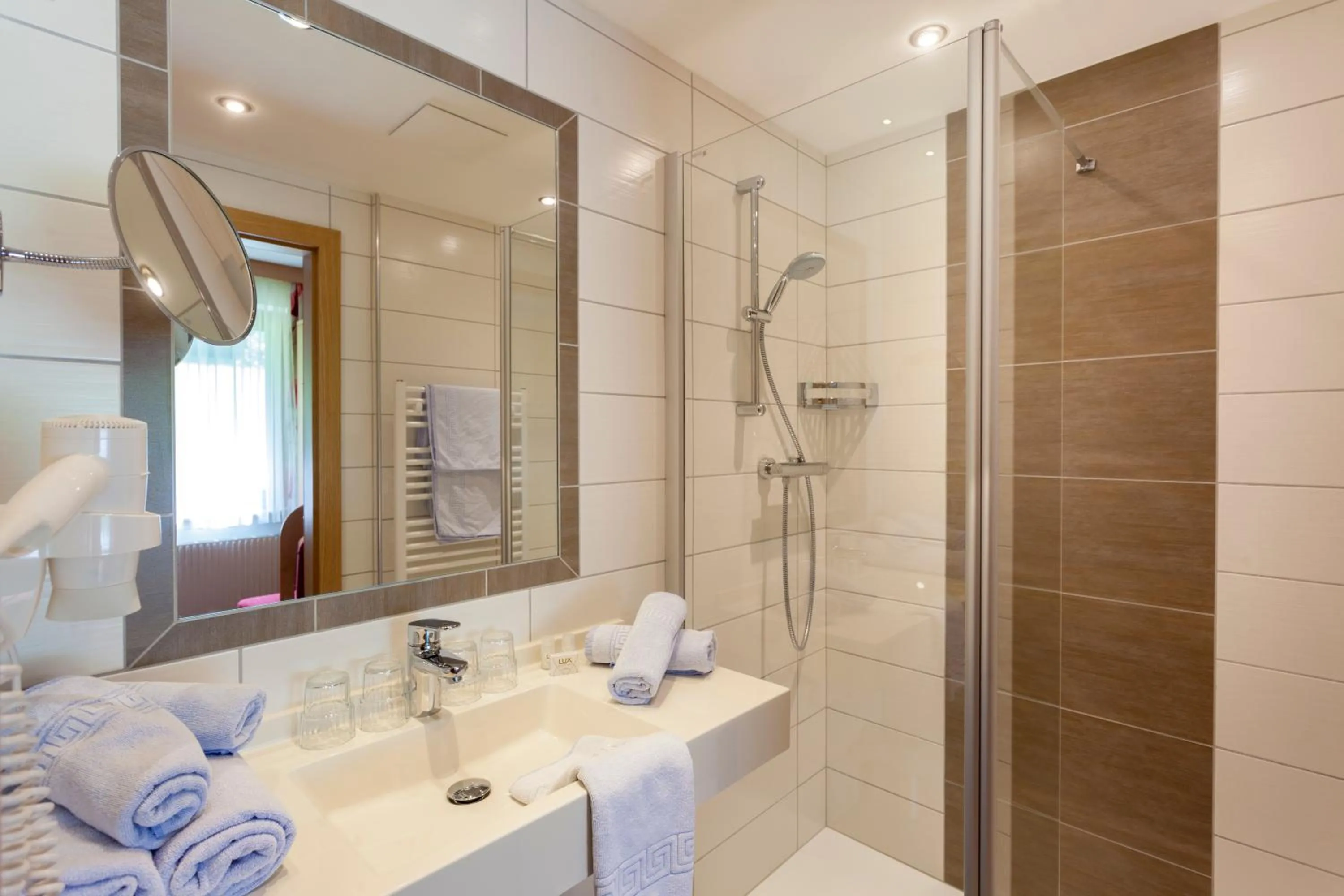 Bathroom in Alpenhotel Badmeister