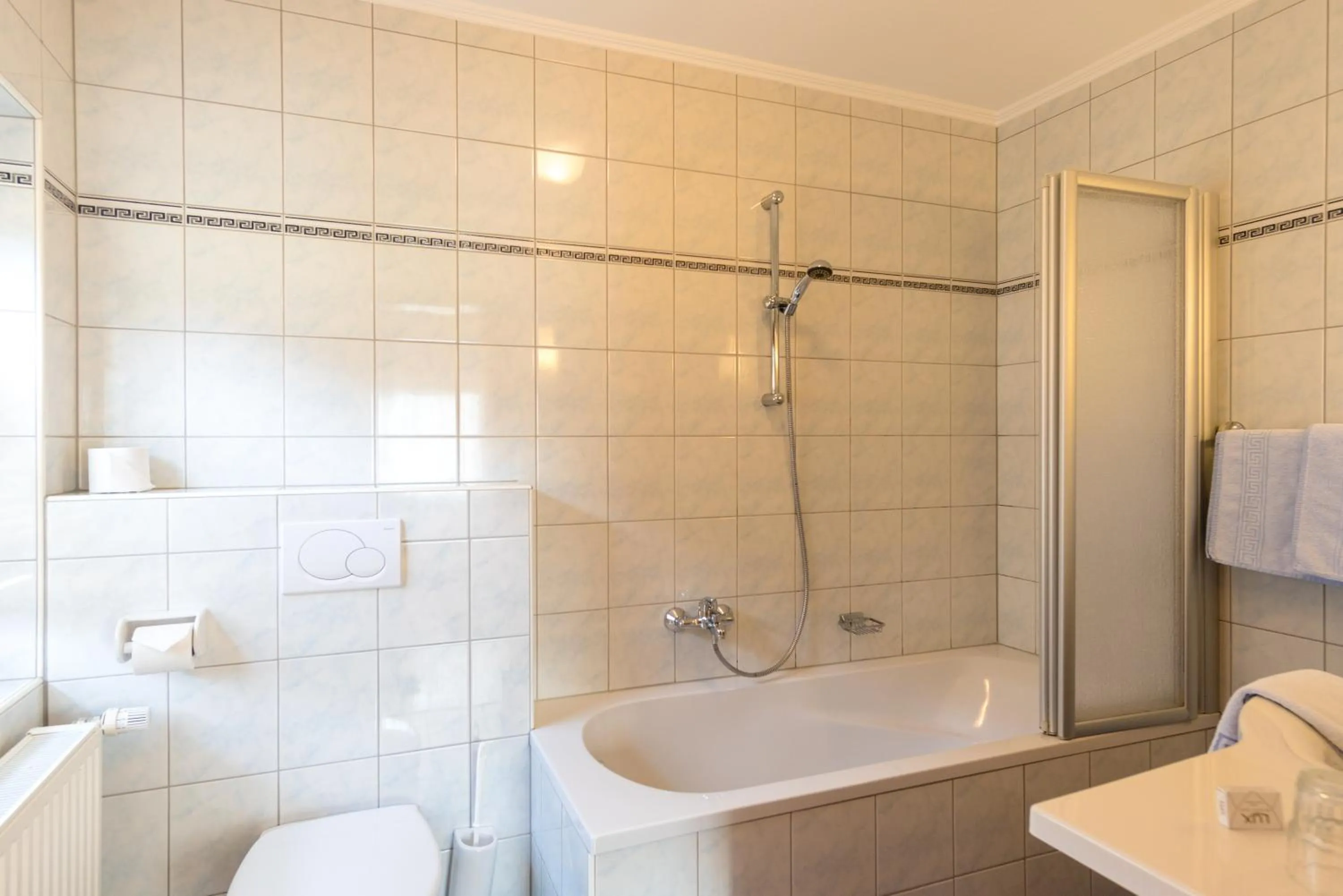 Bathroom in Alpenhotel Badmeister
