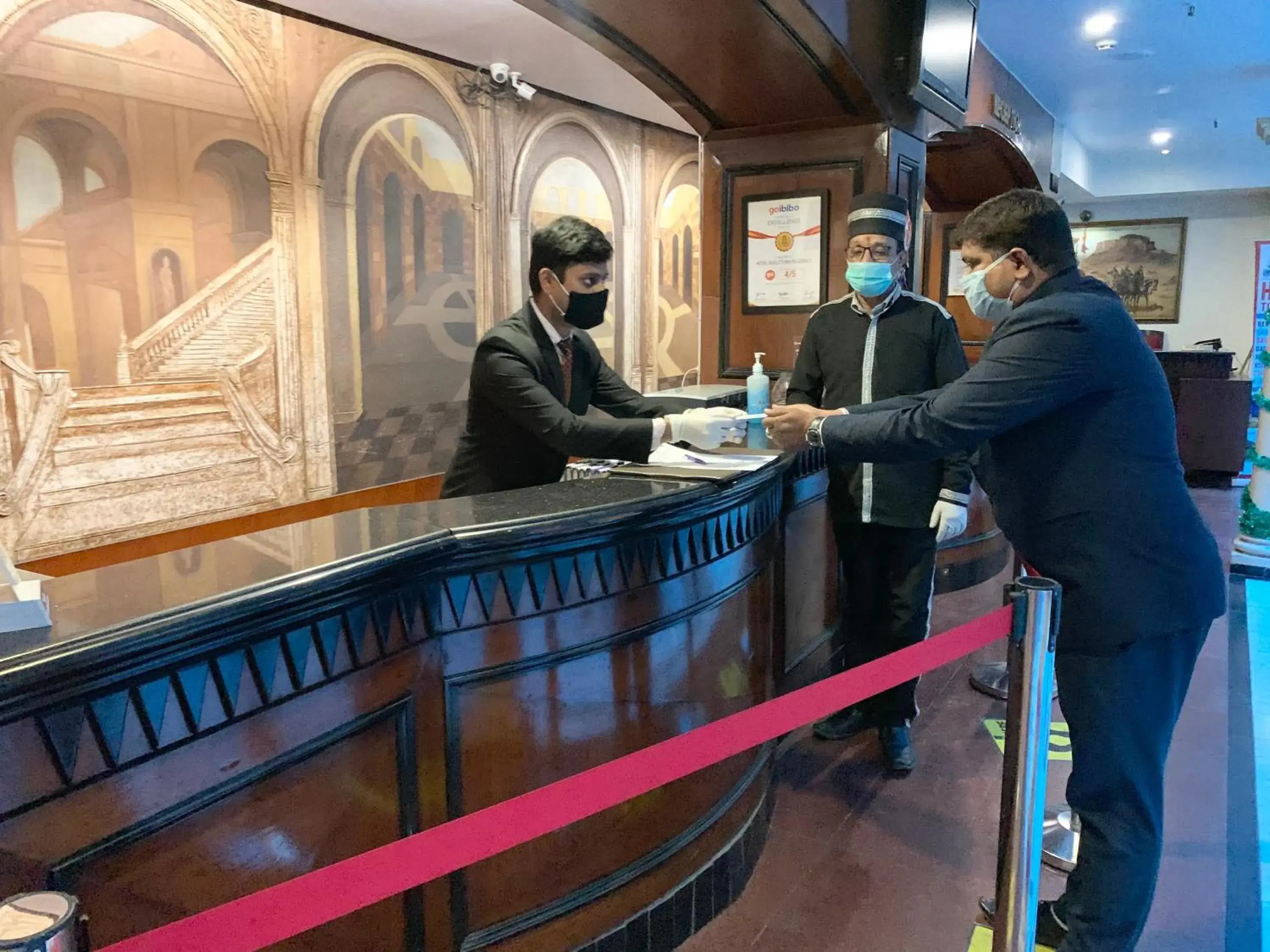 Lobby or reception in Quality Inn Residency Lobby or reception in Quality Inn Residency