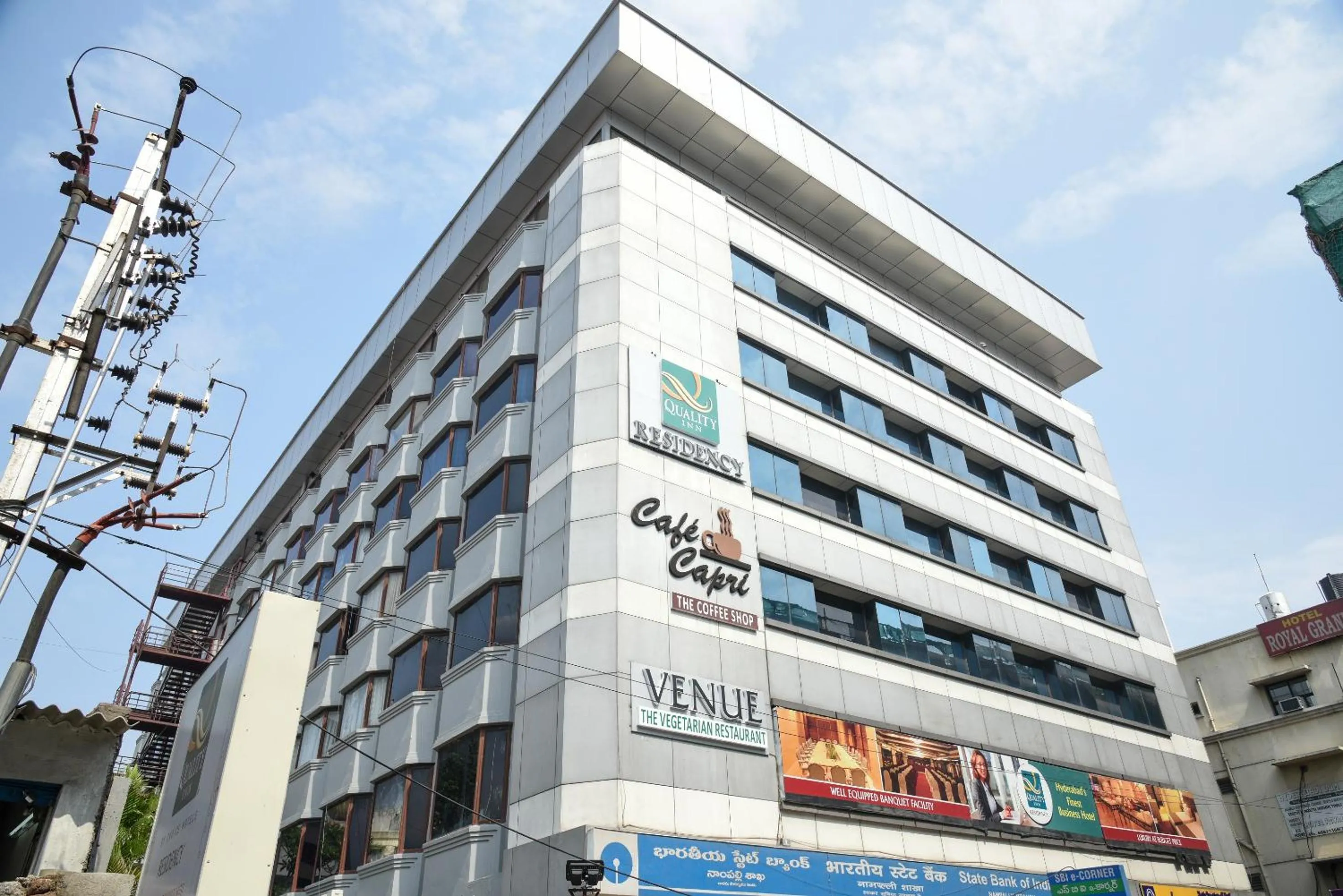Property building in Quality Inn Residency
