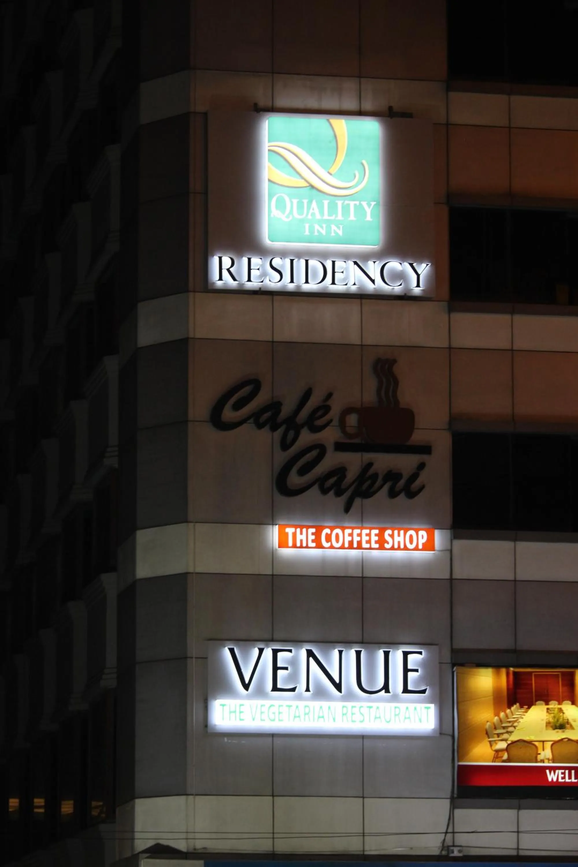 Facade/entrance in Quality Inn Residency