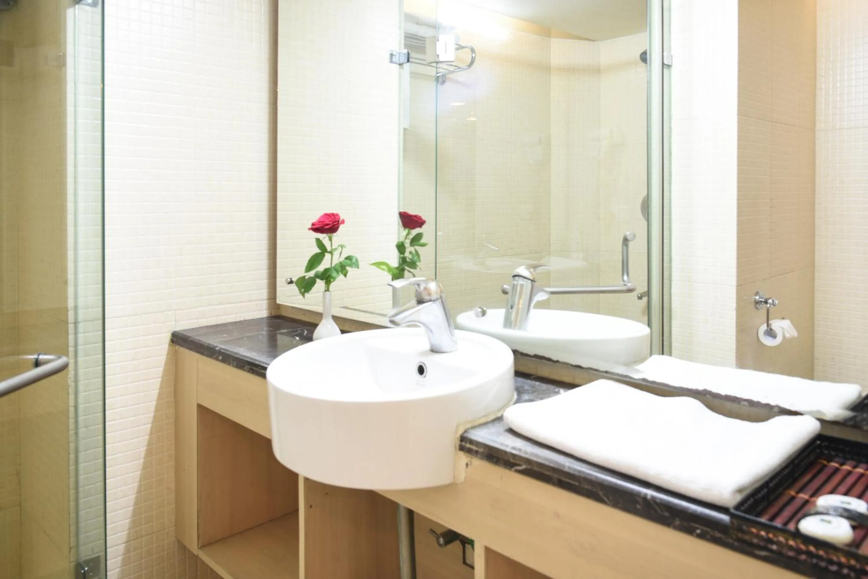 Bathroom in Quality Inn Residency