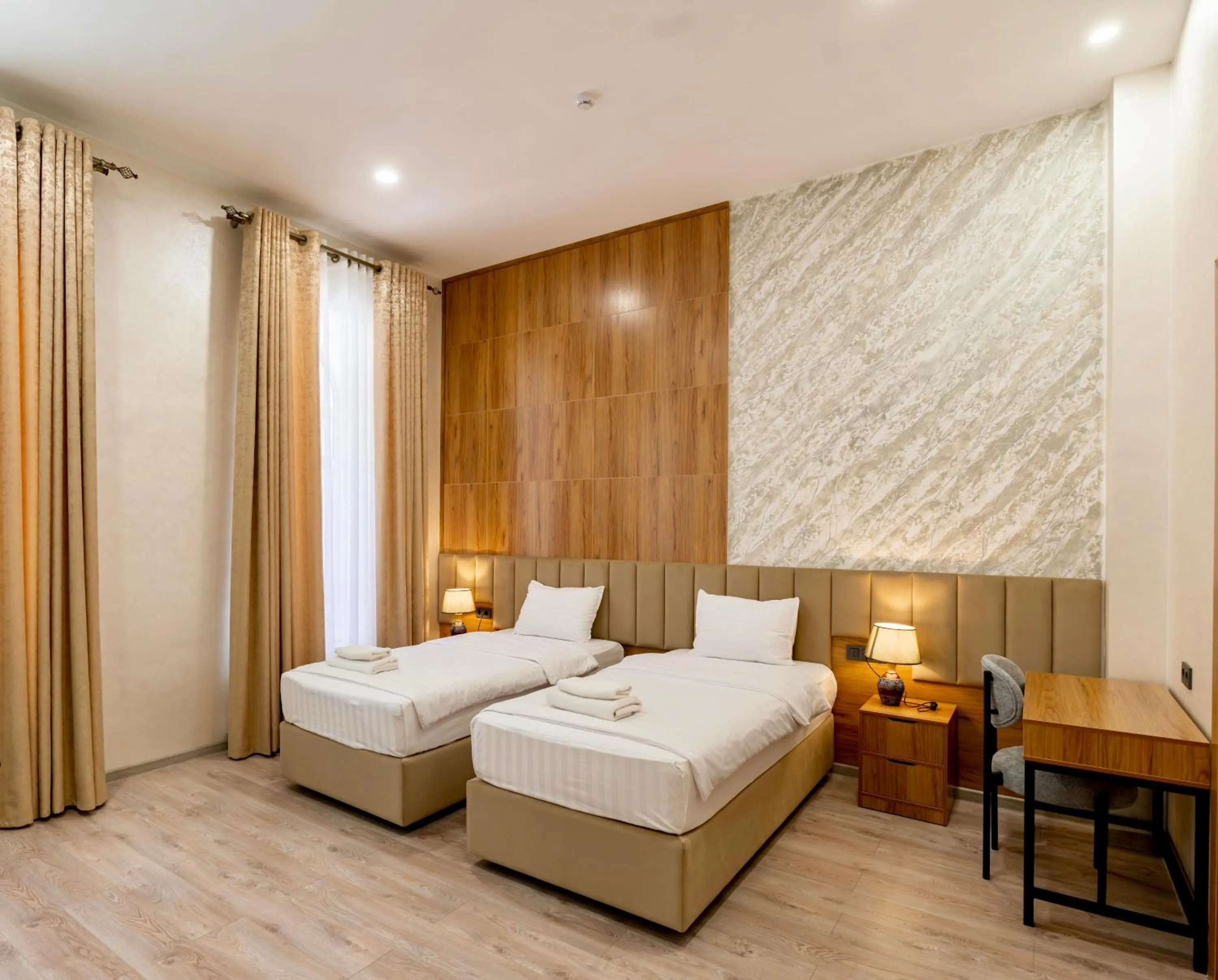 Bed in Hotel Malika Bukhara