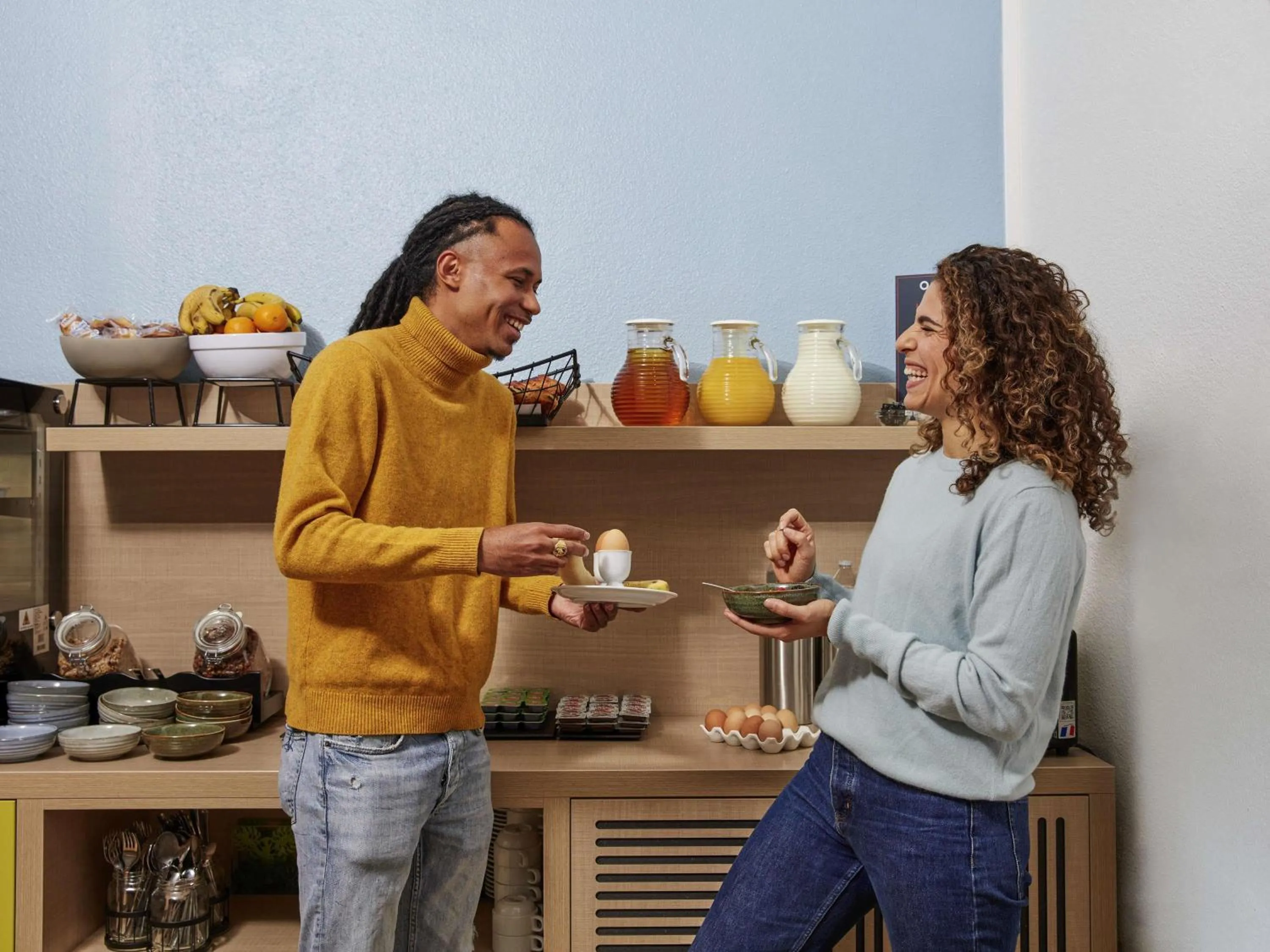 Breakfast in Aparthotel Adagio Access Paris Quai d'Ivry