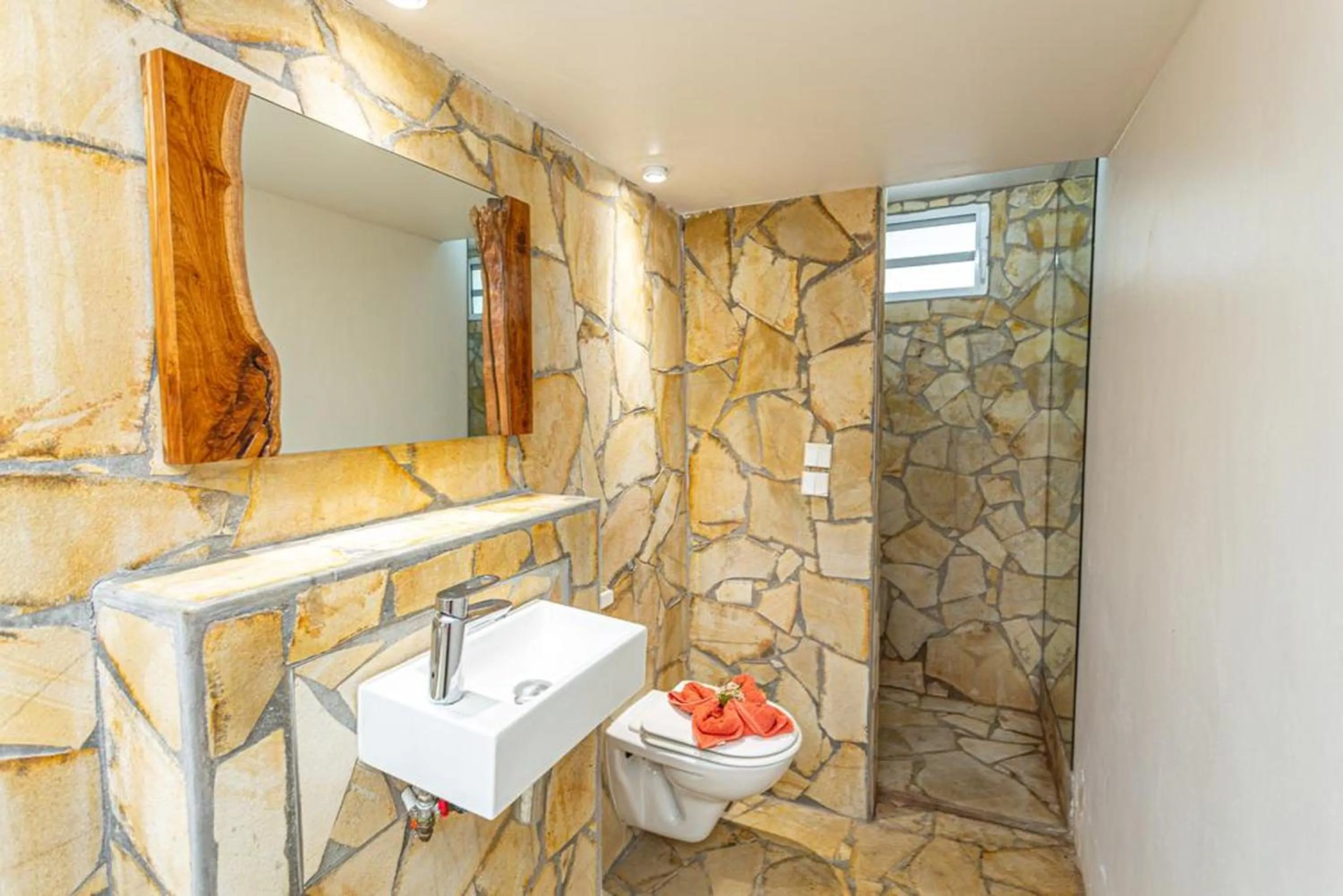 Bathroom in Villa élégante à Sainte-Rose avec piscine privée