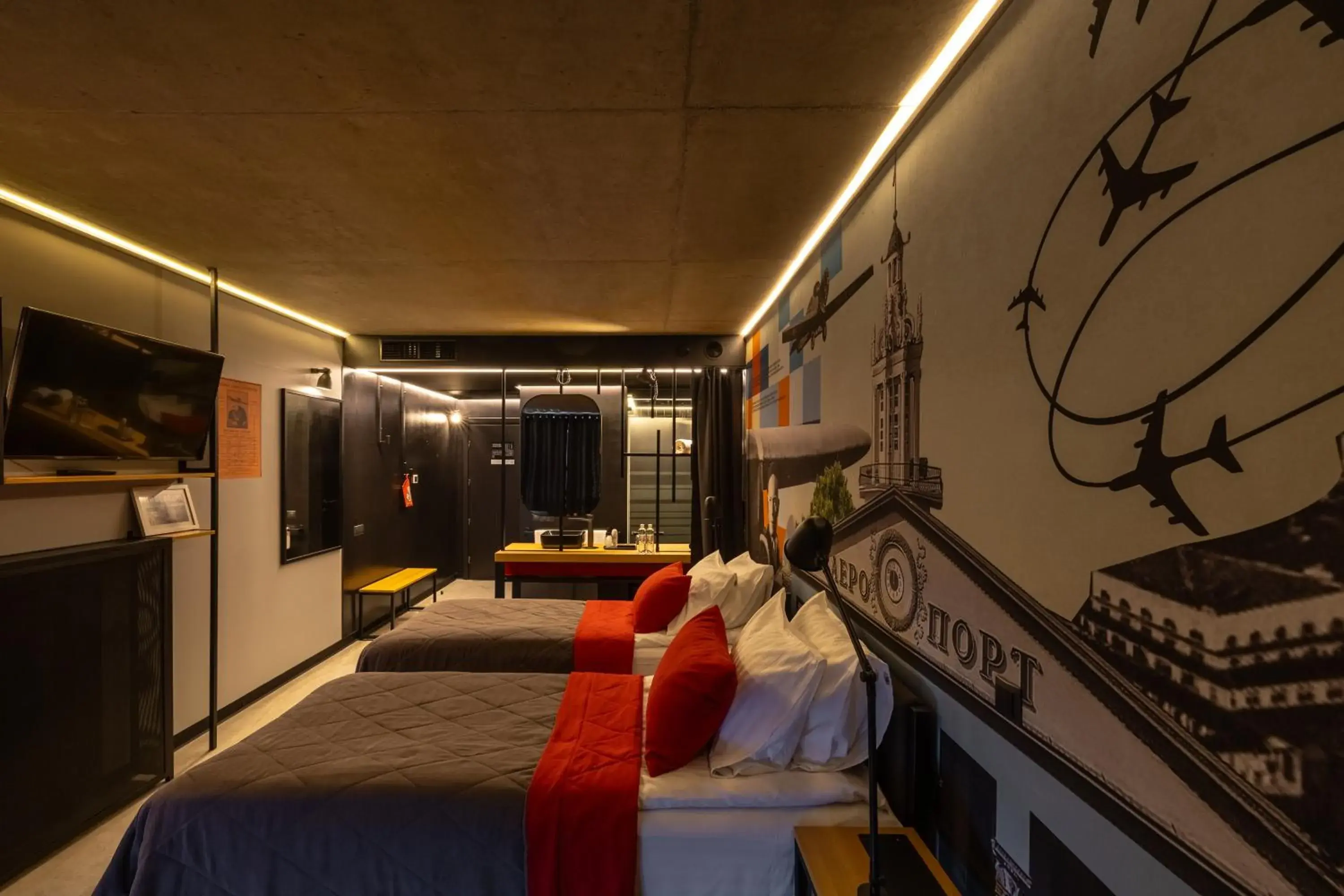 Bed in !FEST Hotel Bed in !FEST Hotel