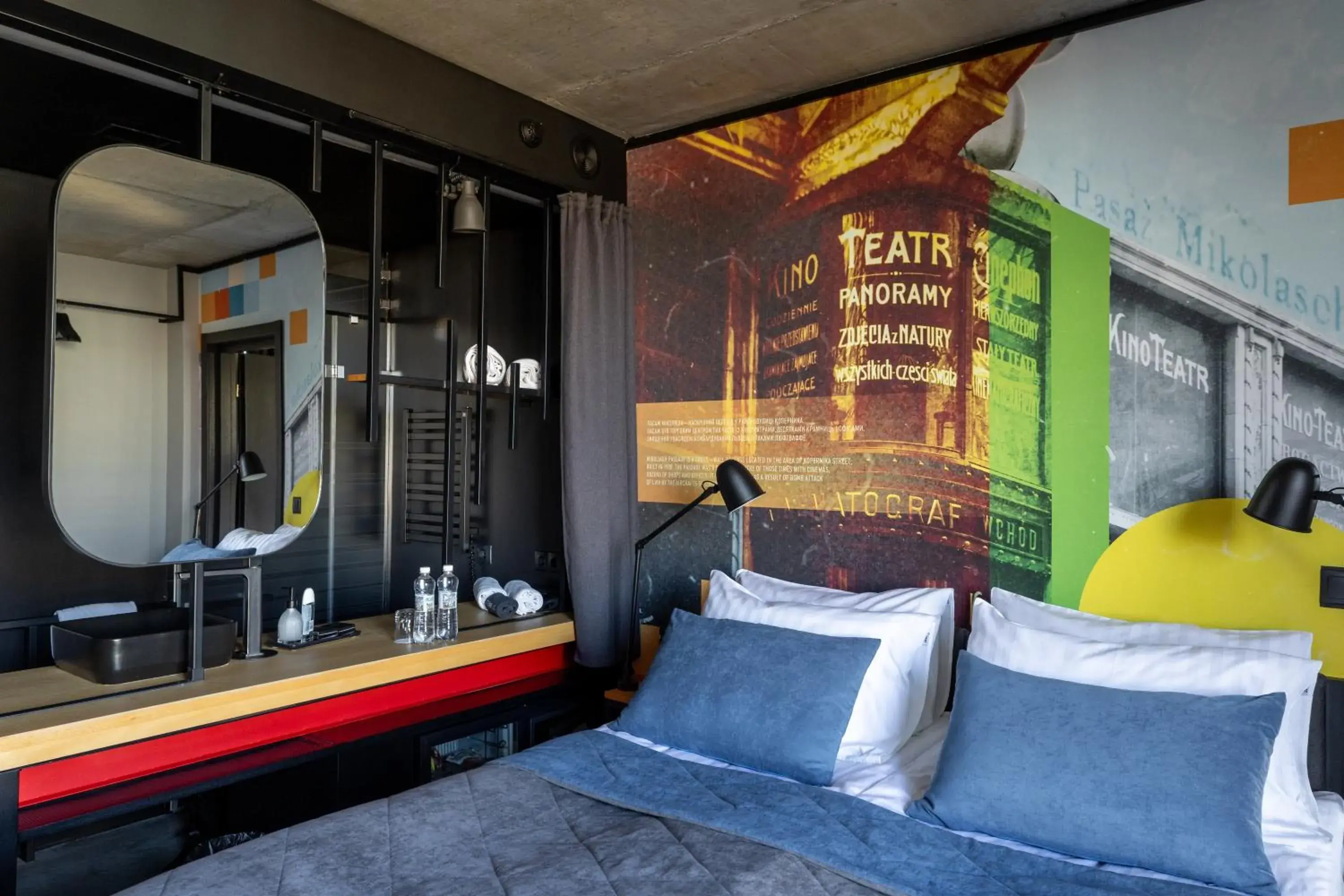 Bed in !FEST Hotel Bed in !FEST Hotel