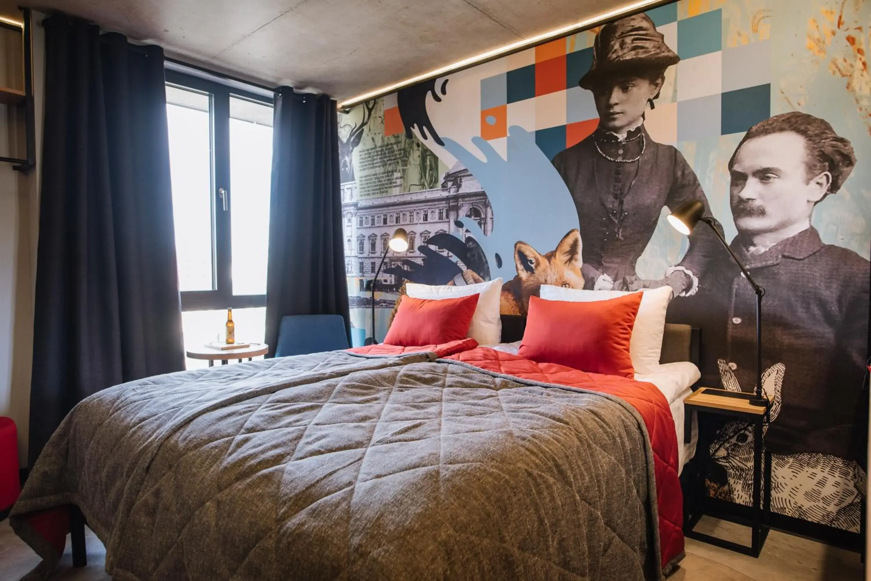 Bed in !FEST Hotel Bed in !FEST Hotel