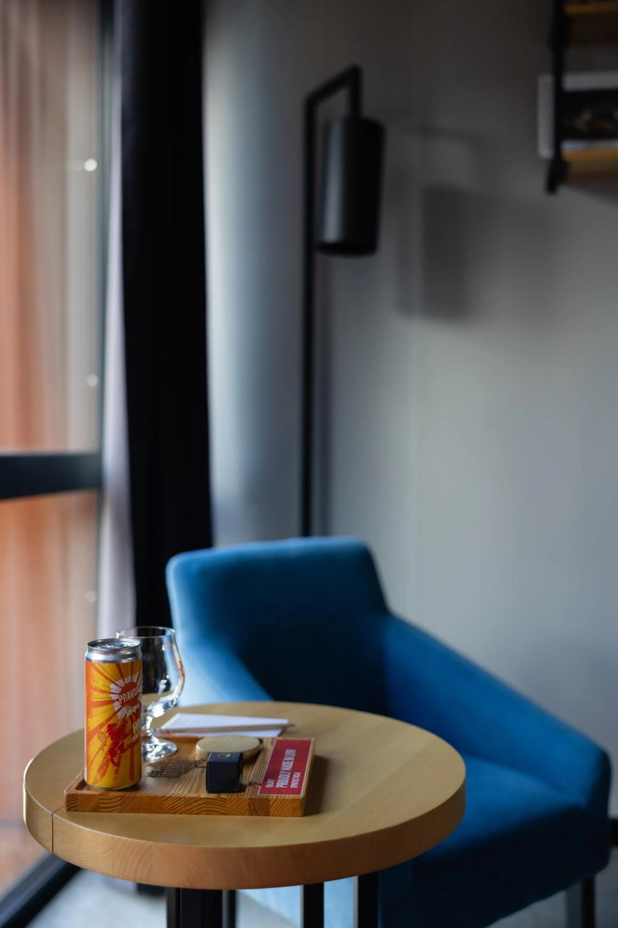 Seating area in !FEST Hotel