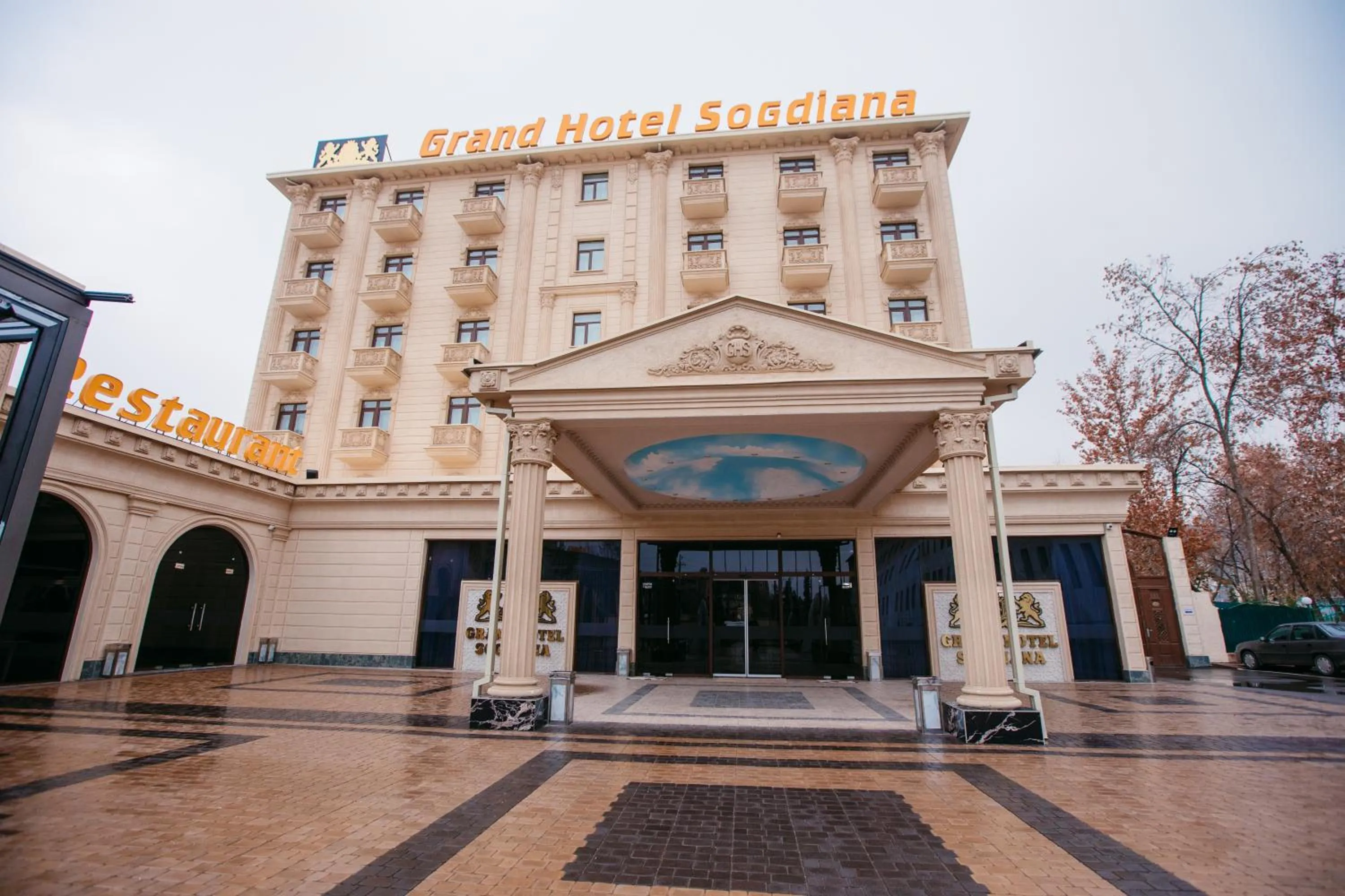 Facade/entrance in GRAND HOTEL SOGDIANA