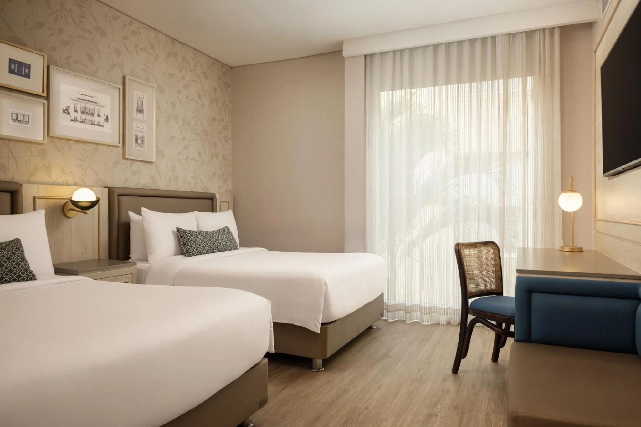 Bed in Ermita Cartagena, a Tribute Portfolio Hotel