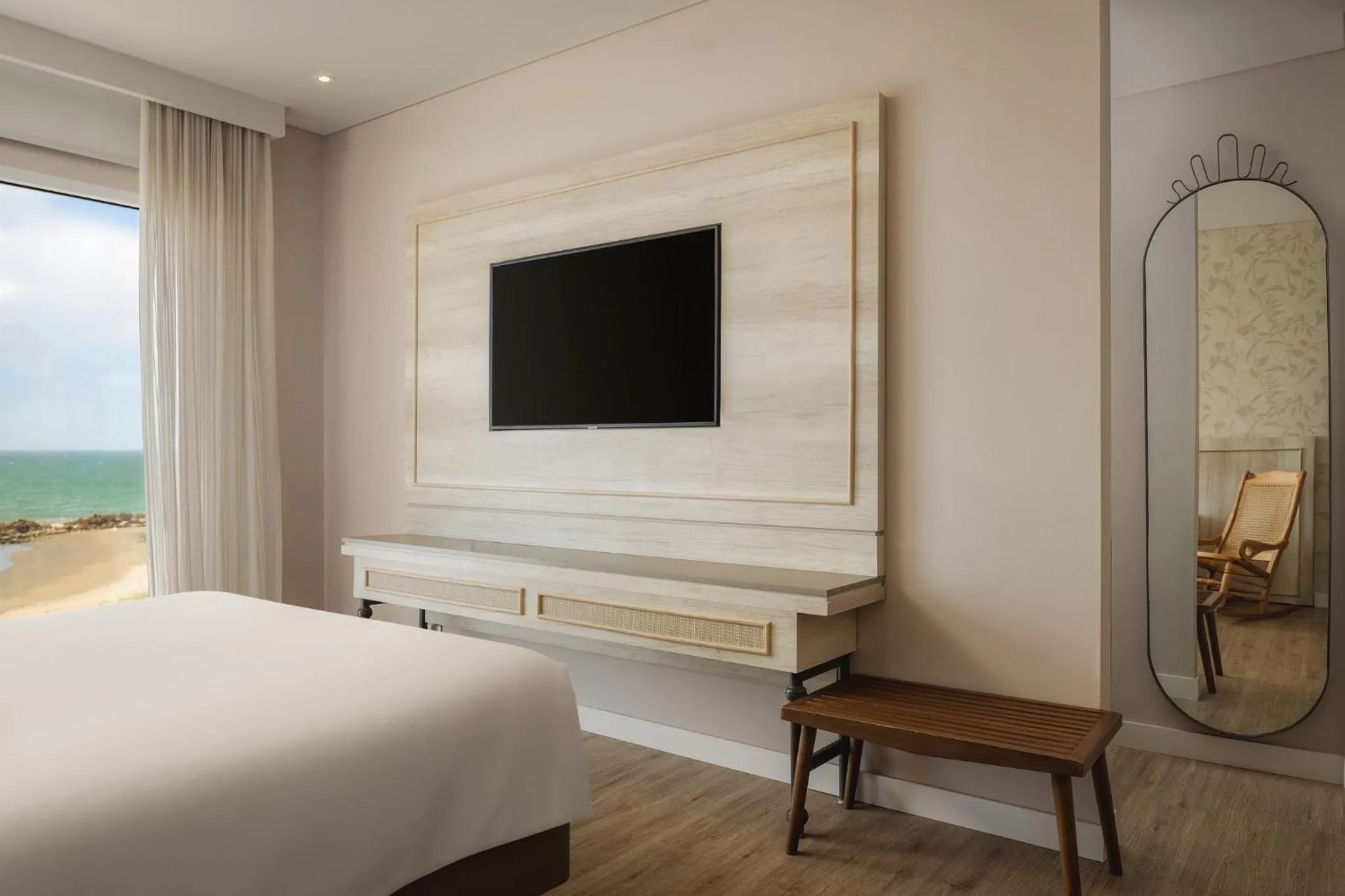 Bed in Ermita Cartagena, a Tribute Portfolio Hotel