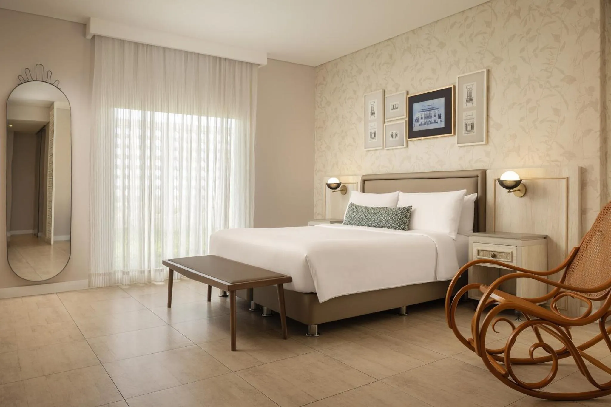 Bed in Ermita Cartagena, a Tribute Portfolio Hotel