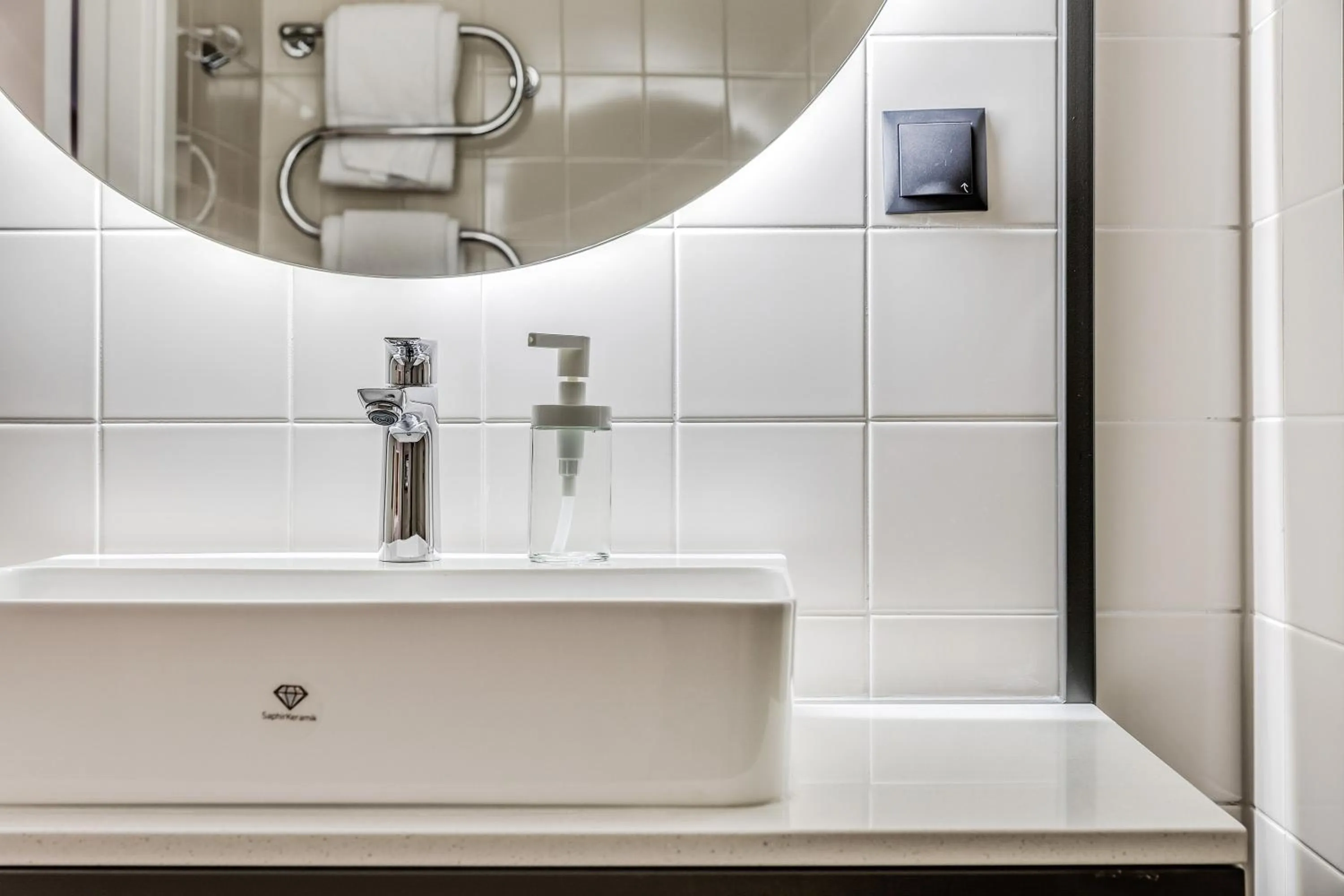 Bathroom in Part-Time Home Täby