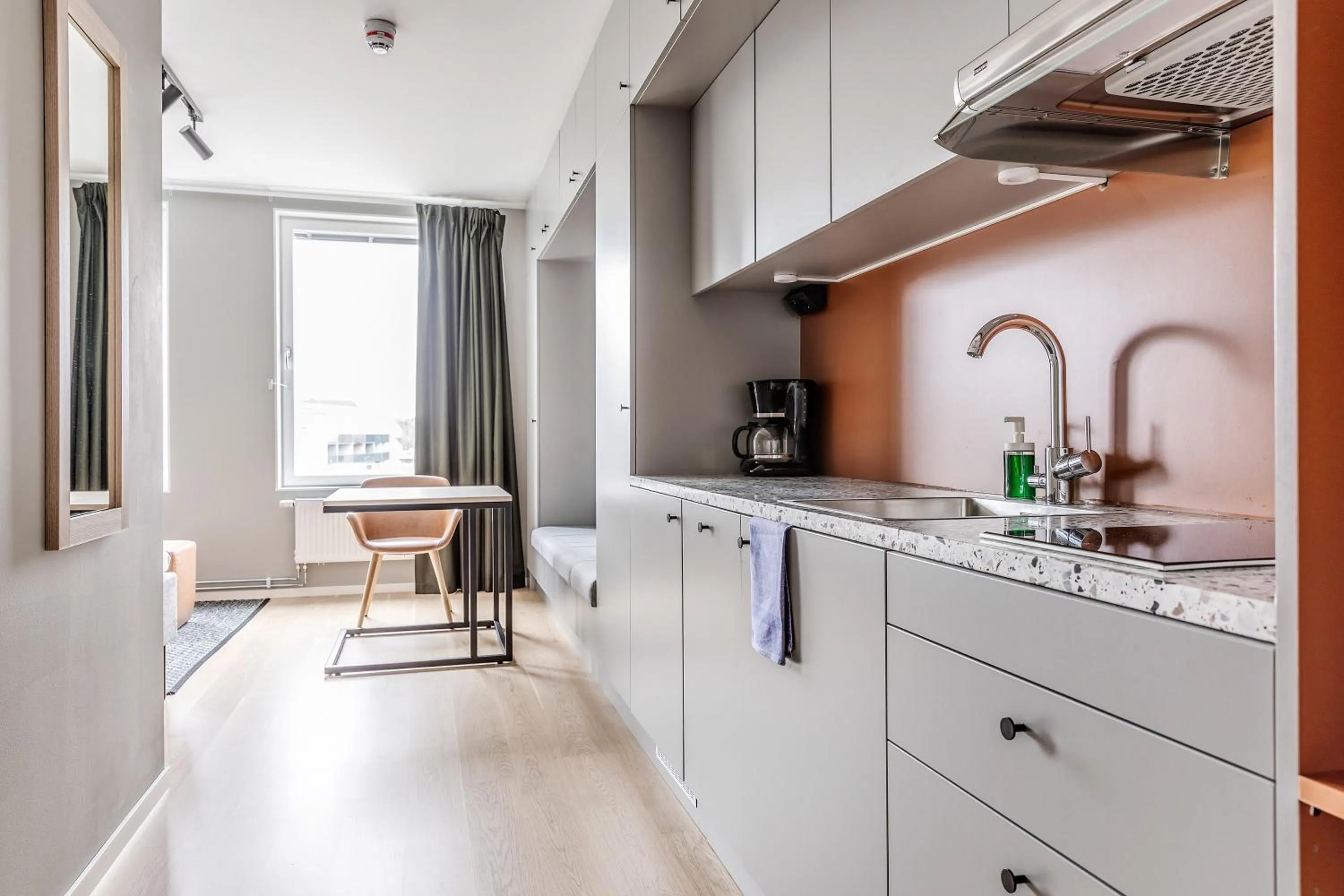 Kitchen or kitchenette in Part-Time Home Täby
