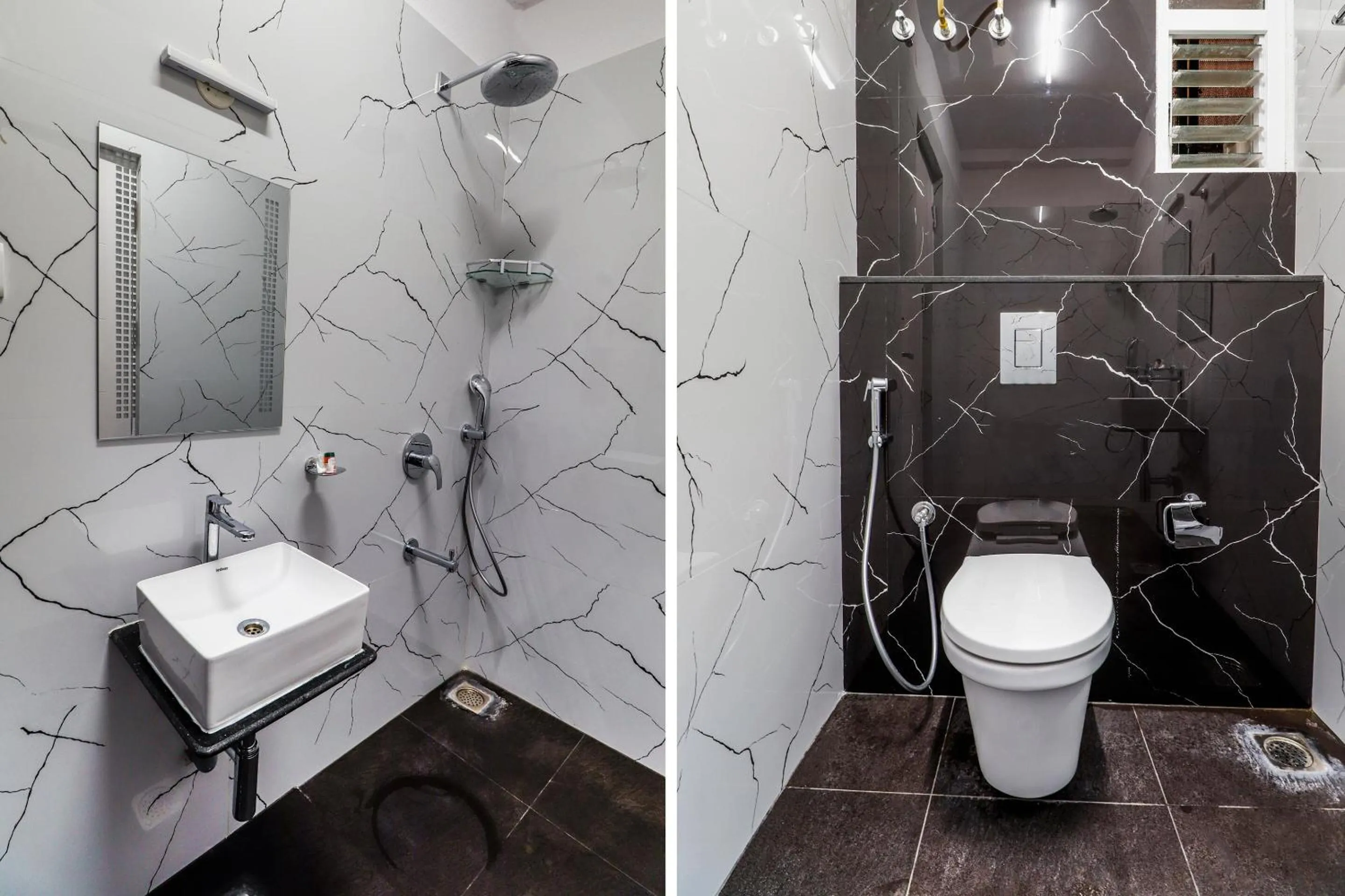 Bathroom in Capital O SLN Residency