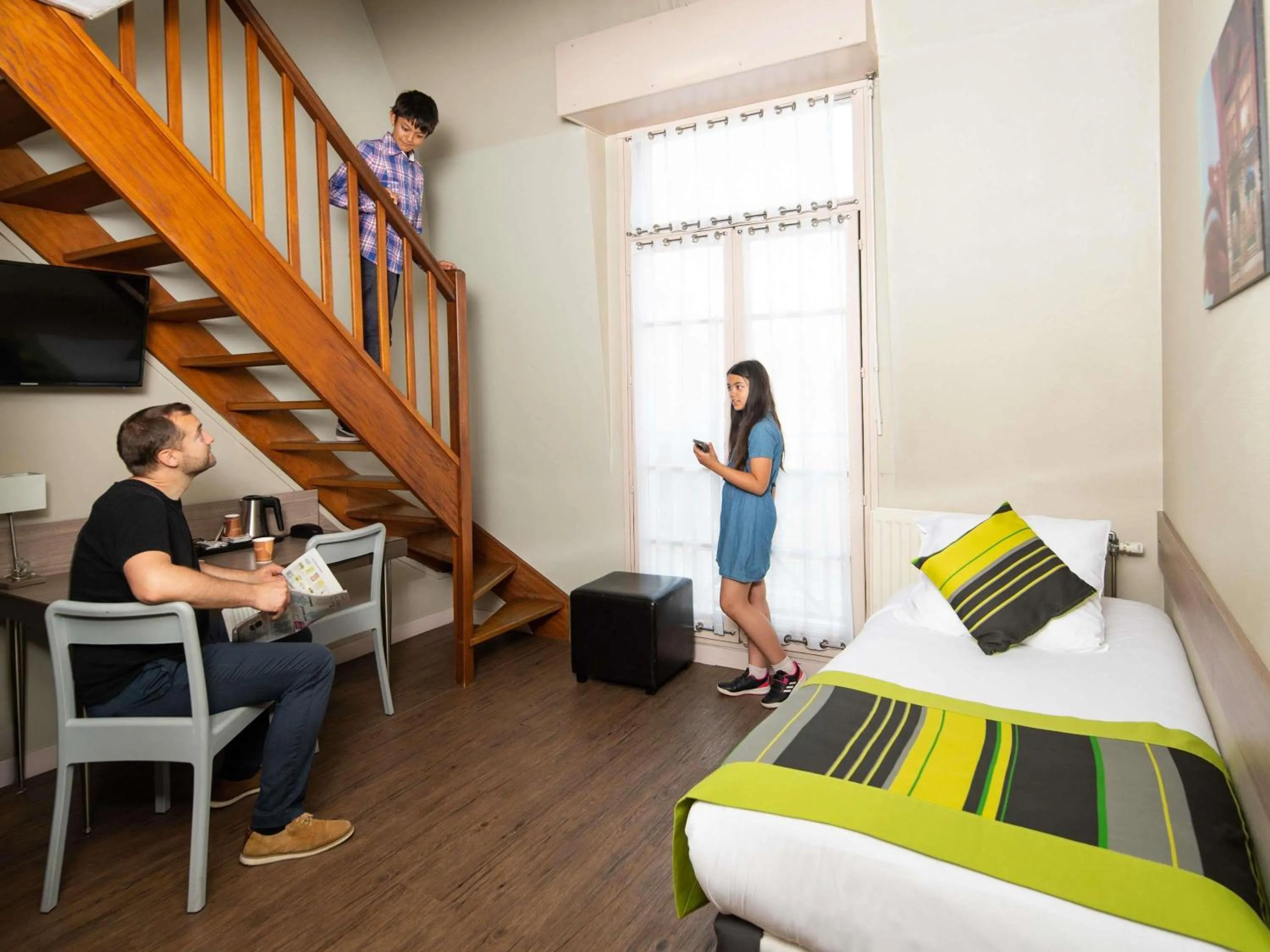 Bedroom, Bed in Adagio Access Lyon Centre Université