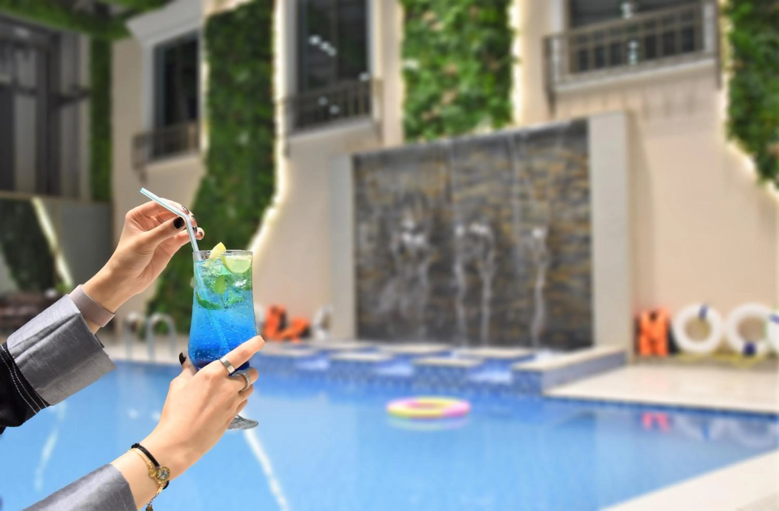 Swimming pool in Midan Hotel & Suites Al Aziziya