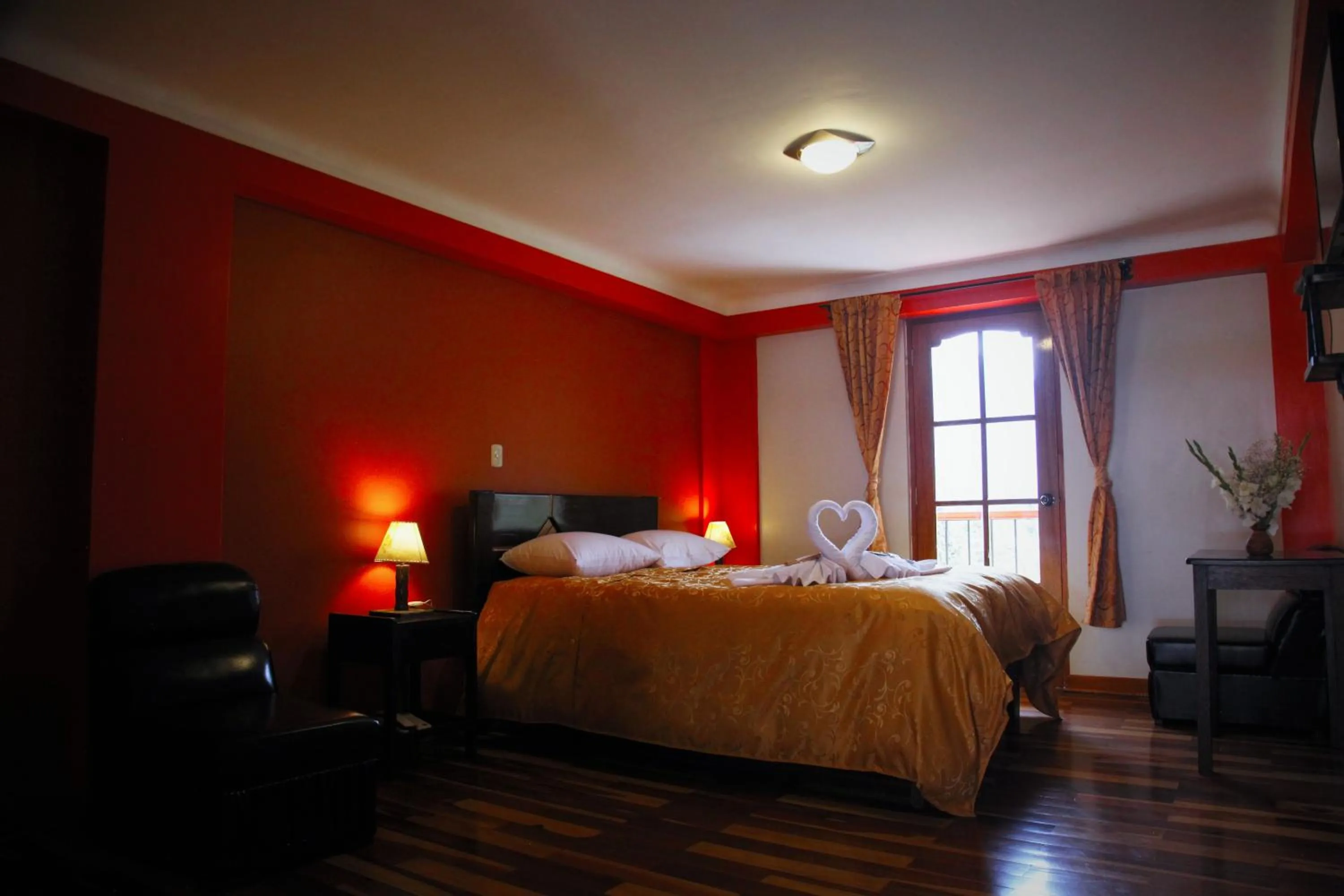 Bed in Tunupa Lodge Hotel