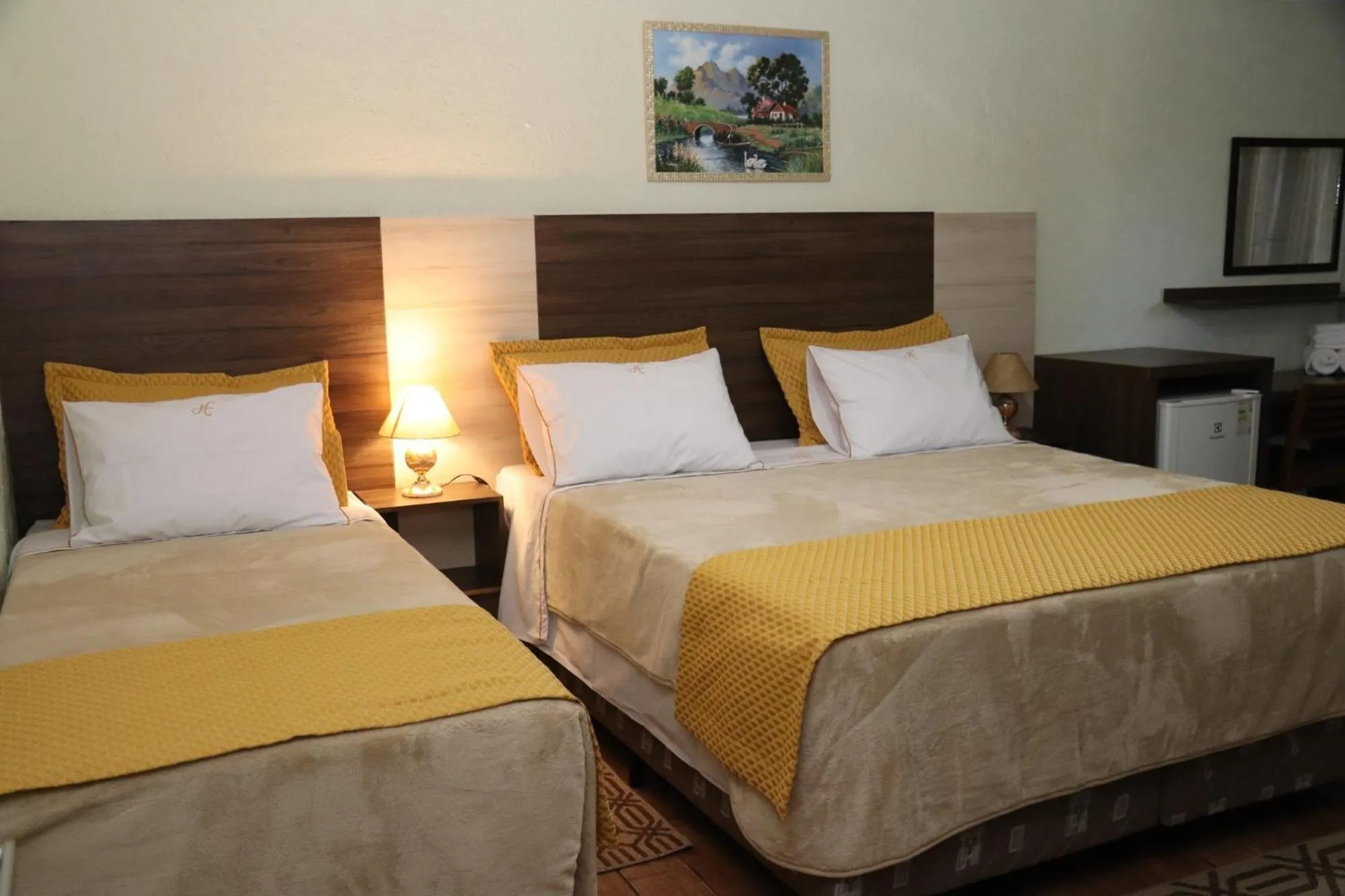 Bed in Hotel Estância