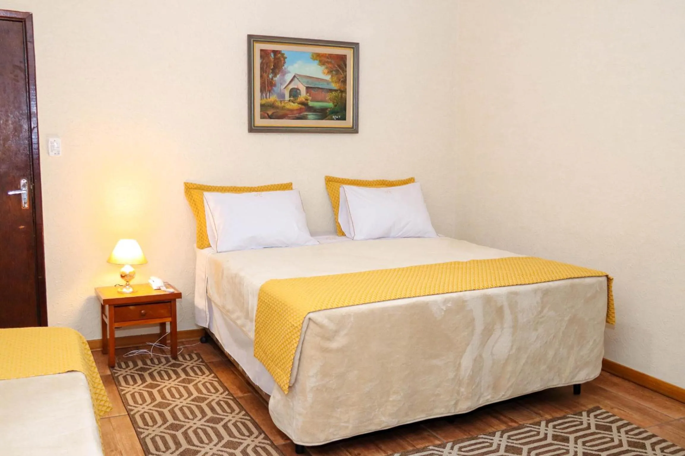Bed in Hotel Estância