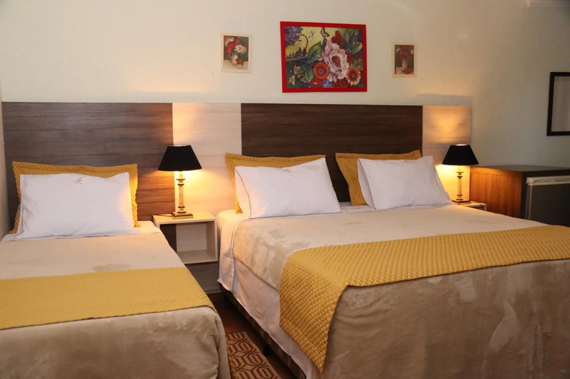 Bed in Hotel Estância