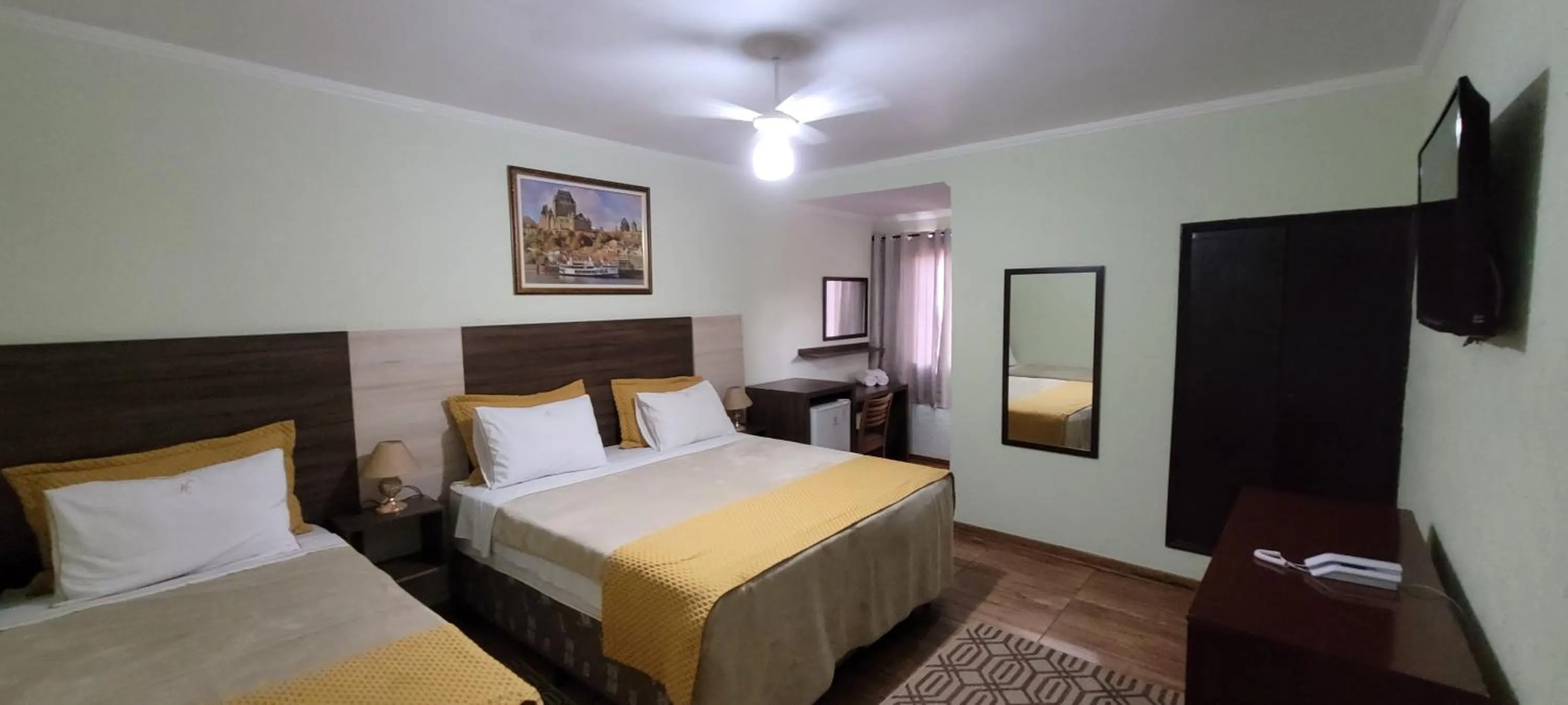 Bed in Hotel Estância