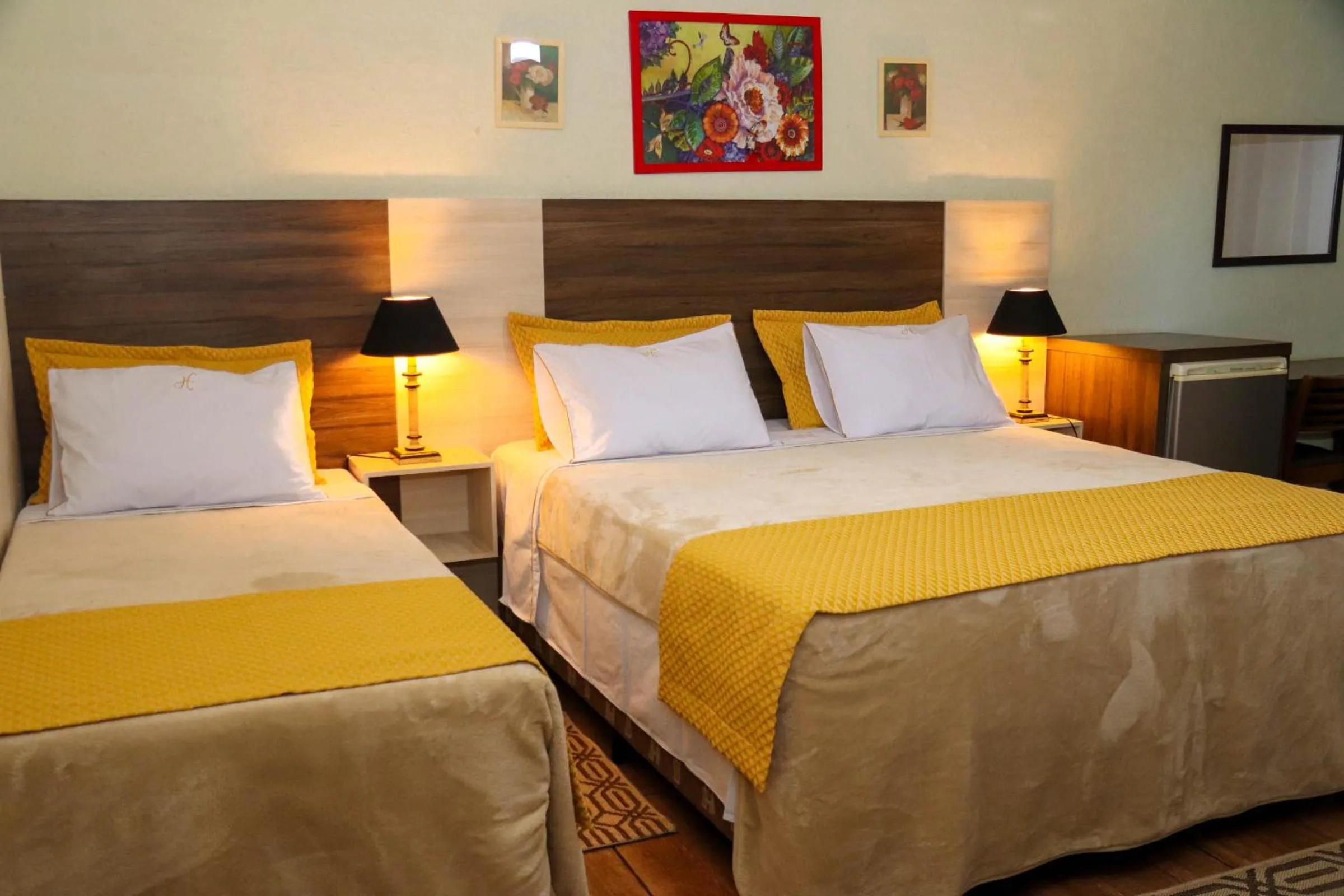 Bed in Hotel Estância