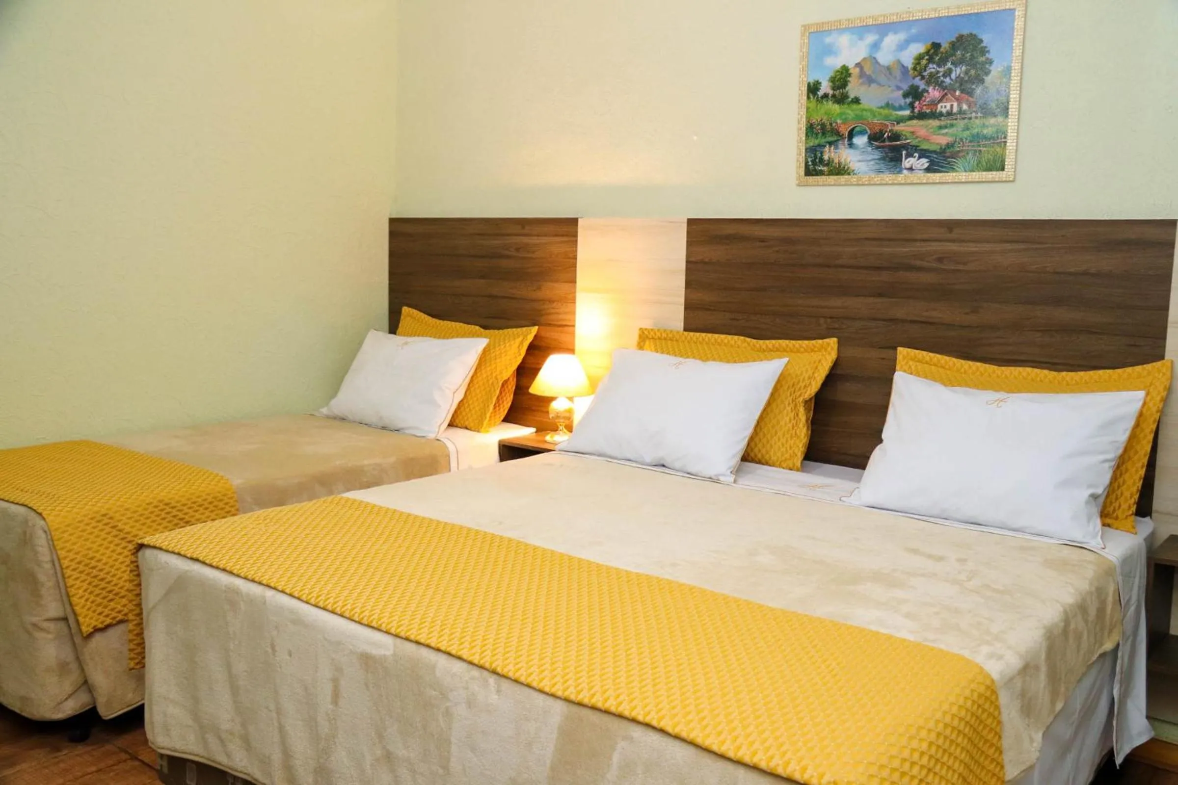Bed in Hotel Estância
