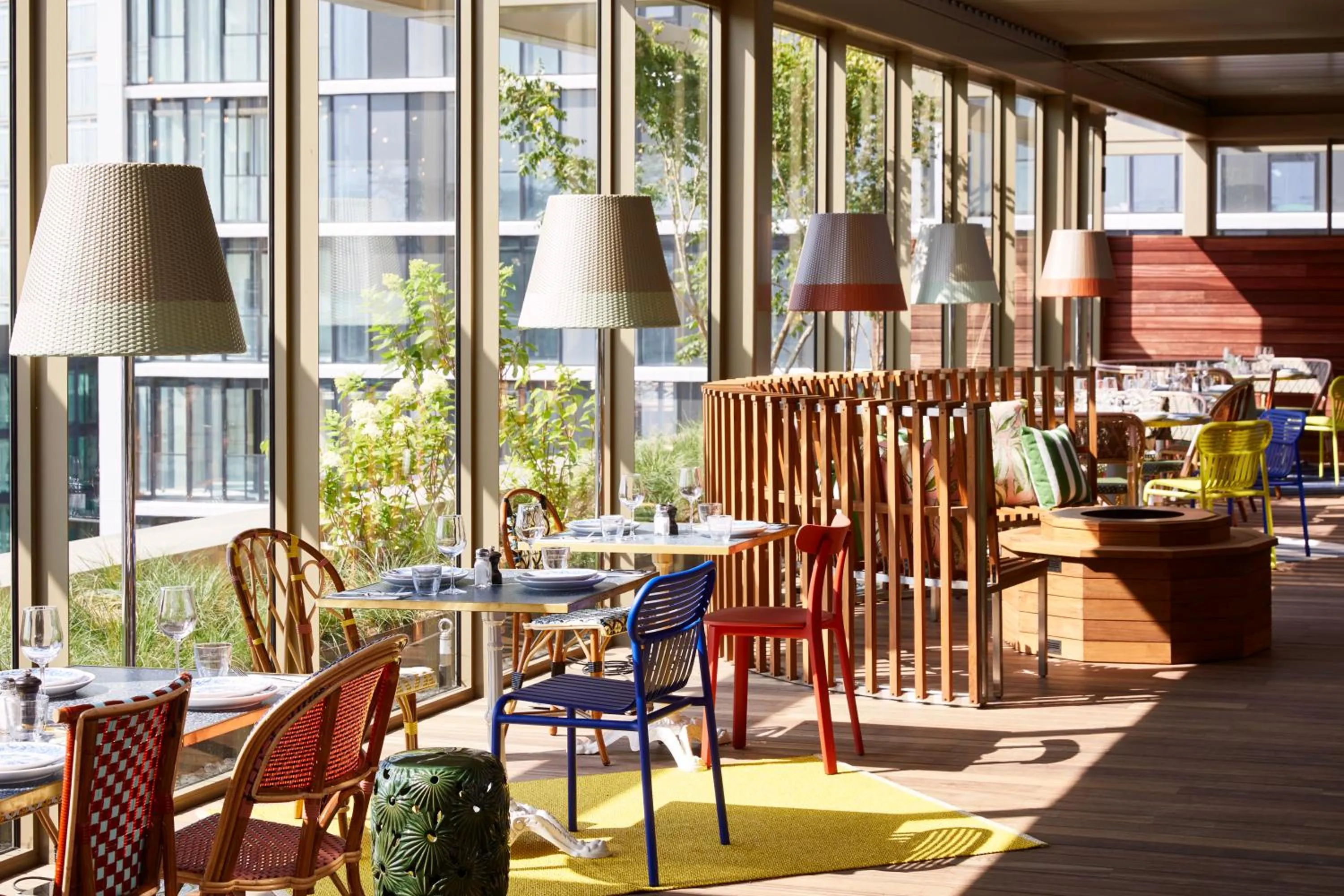 Balcony/Terrace in Mama Shelter Luxembourg