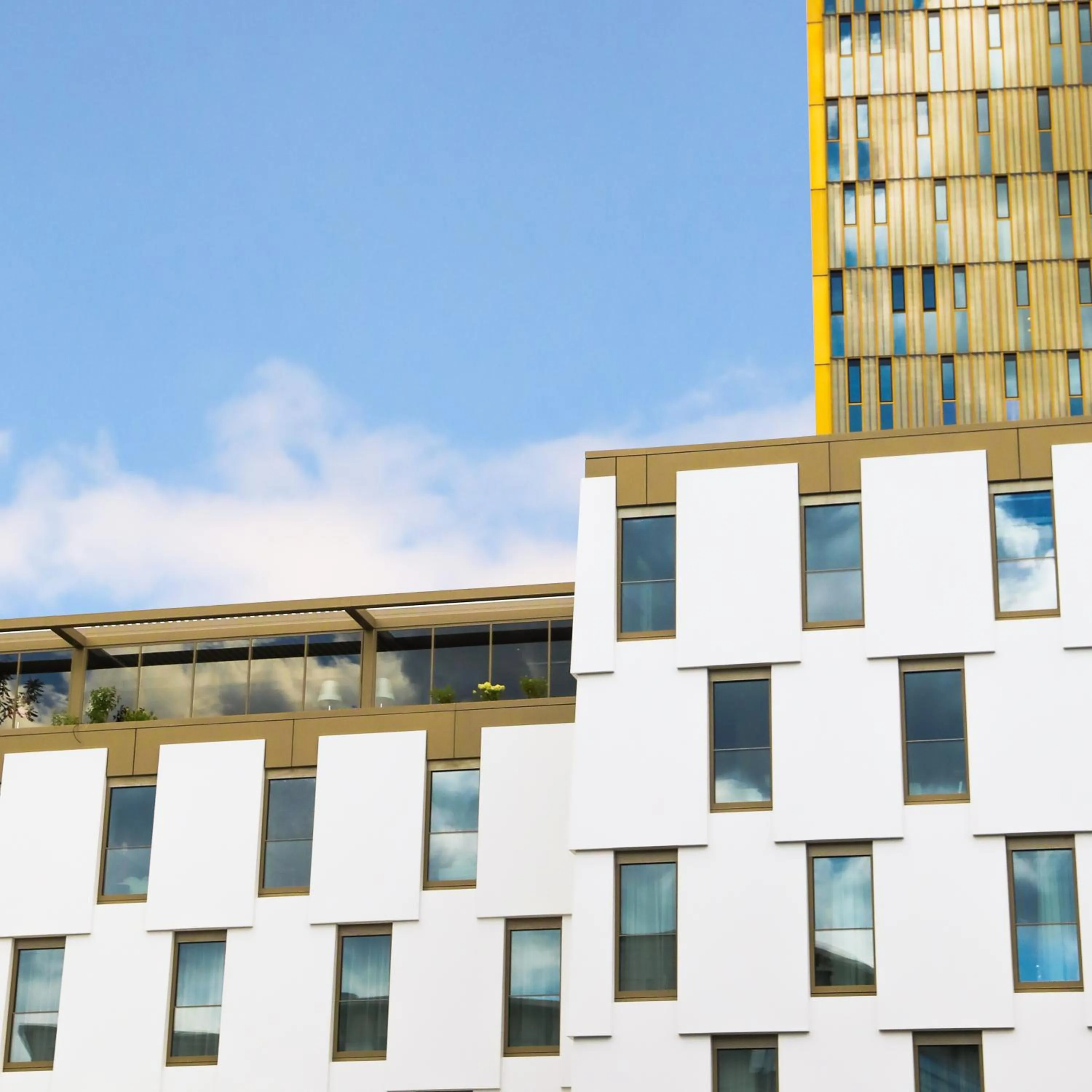 Facade/entrance in Mama Shelter Luxembourg