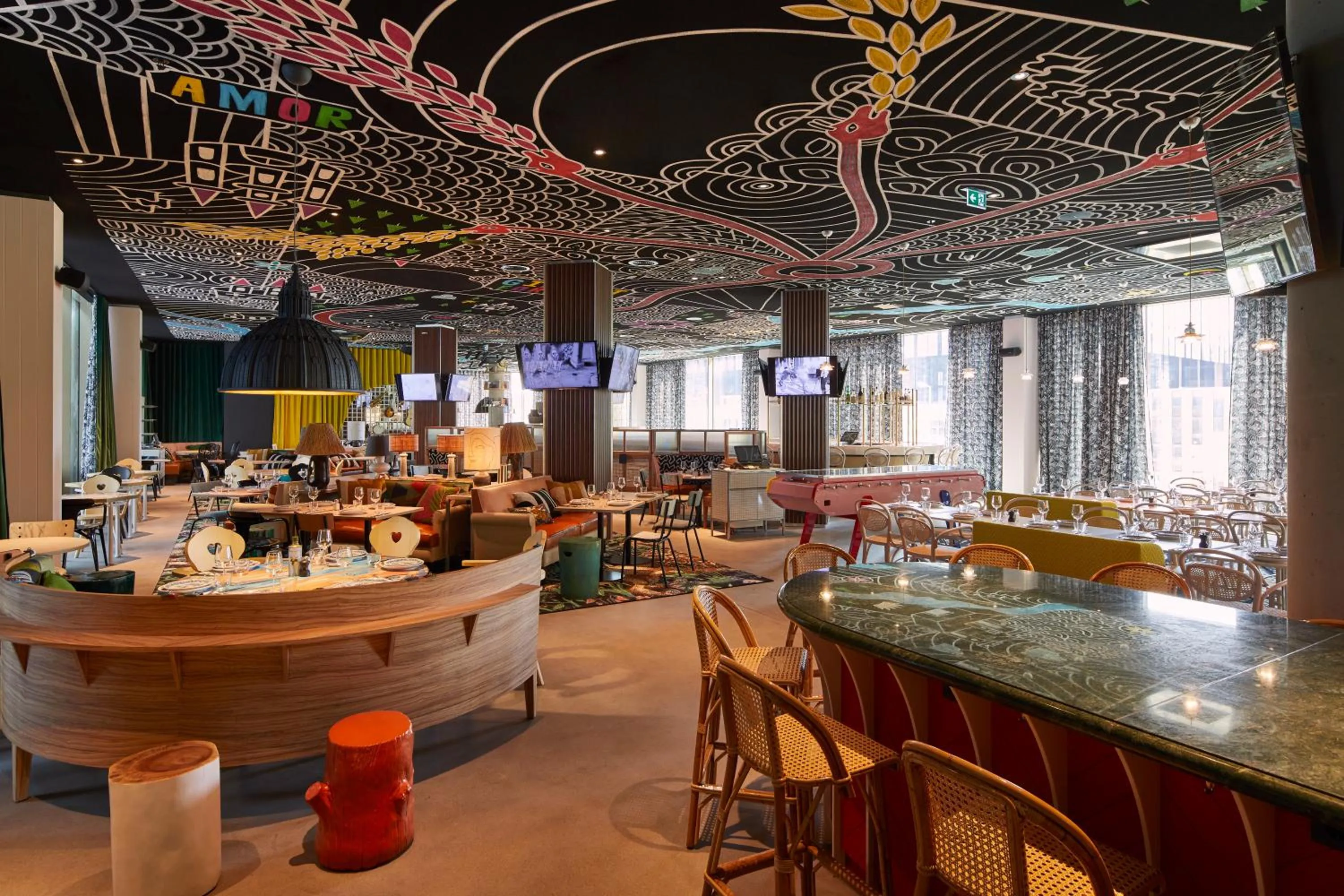 Restaurant/places to eat in Mama Shelter Luxembourg