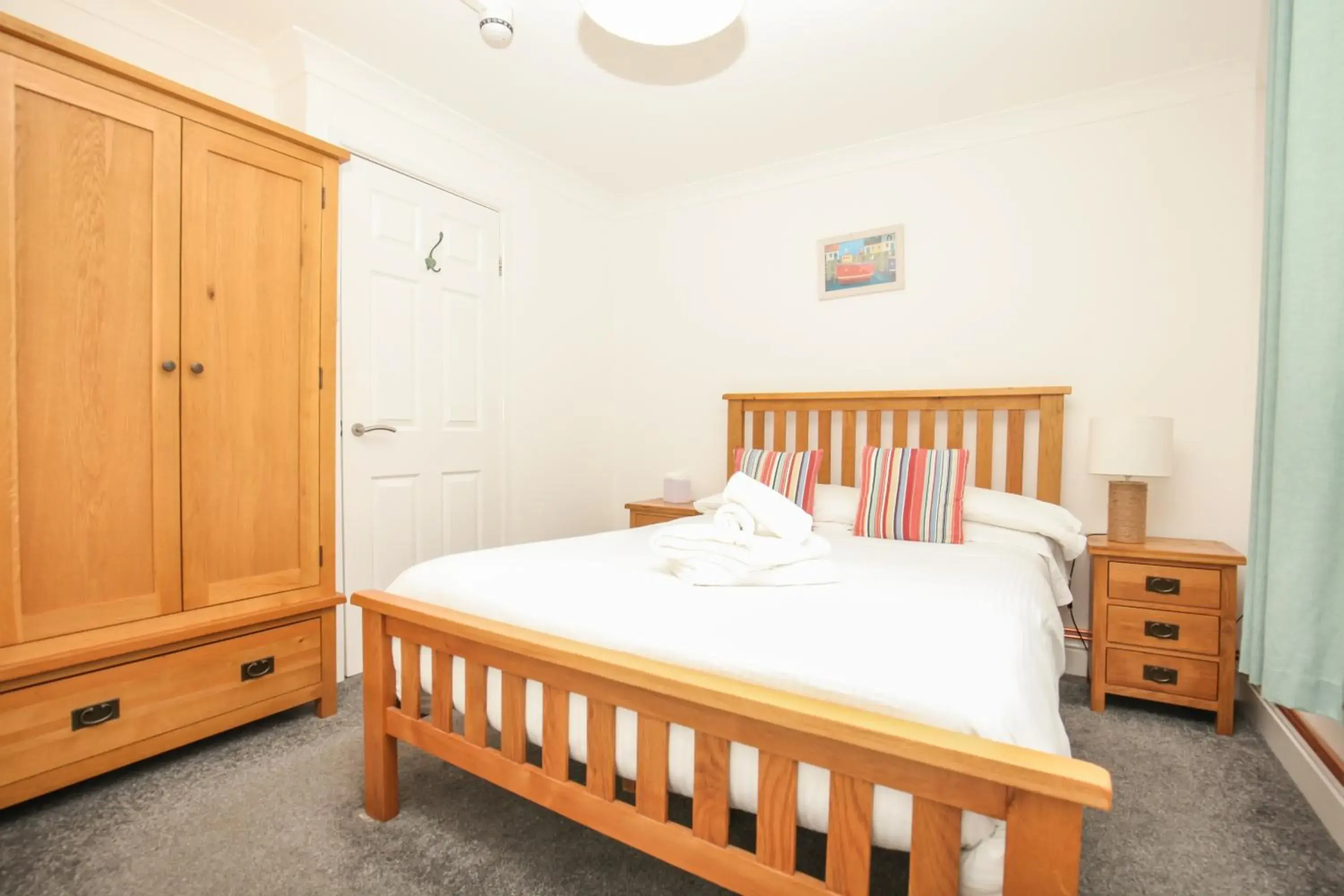 Bedroom, Bed in Driftwood Spars Bedroom, Bed in Driftwood Spars