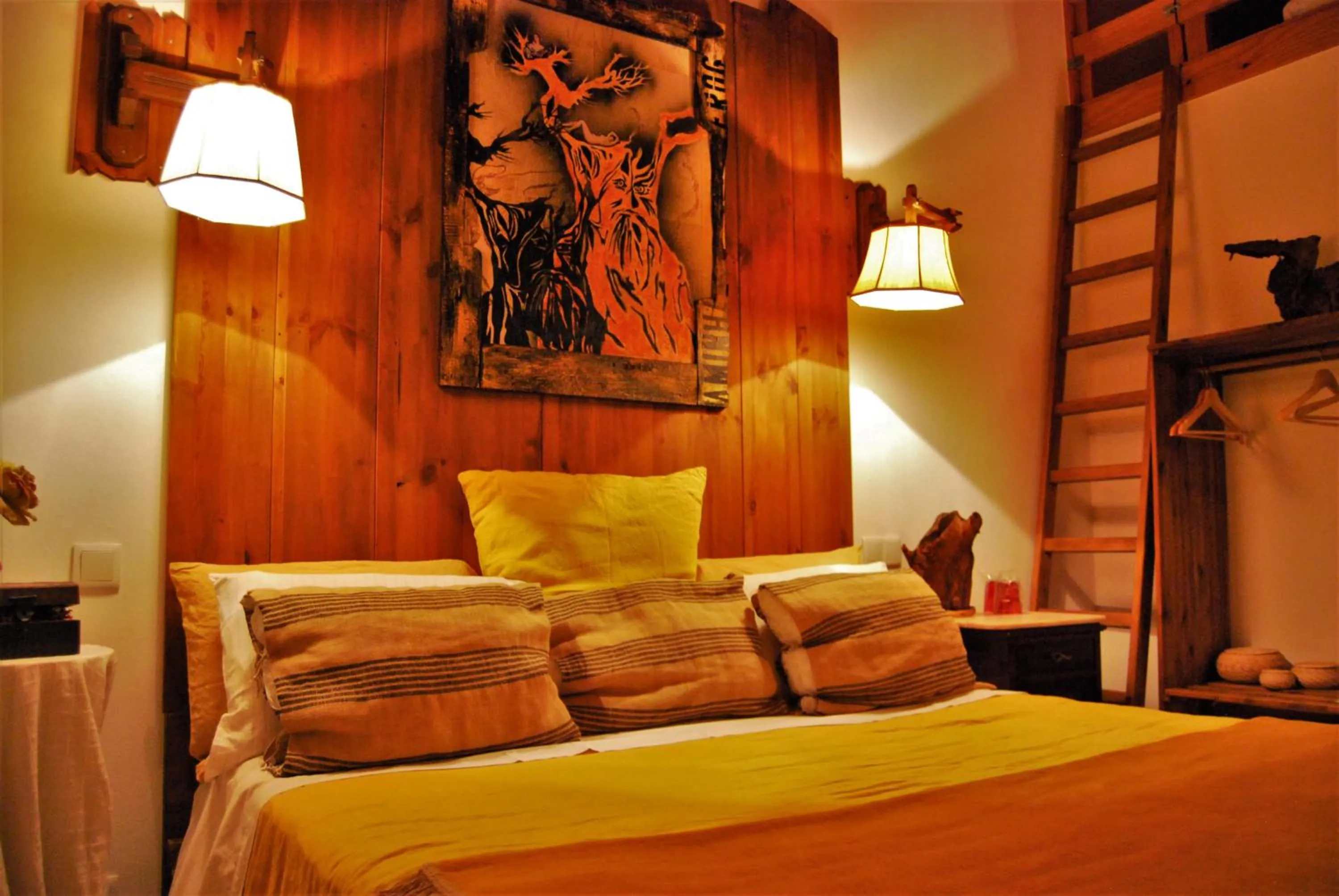 Decorative detail, Bed in Quintinha D`Arga