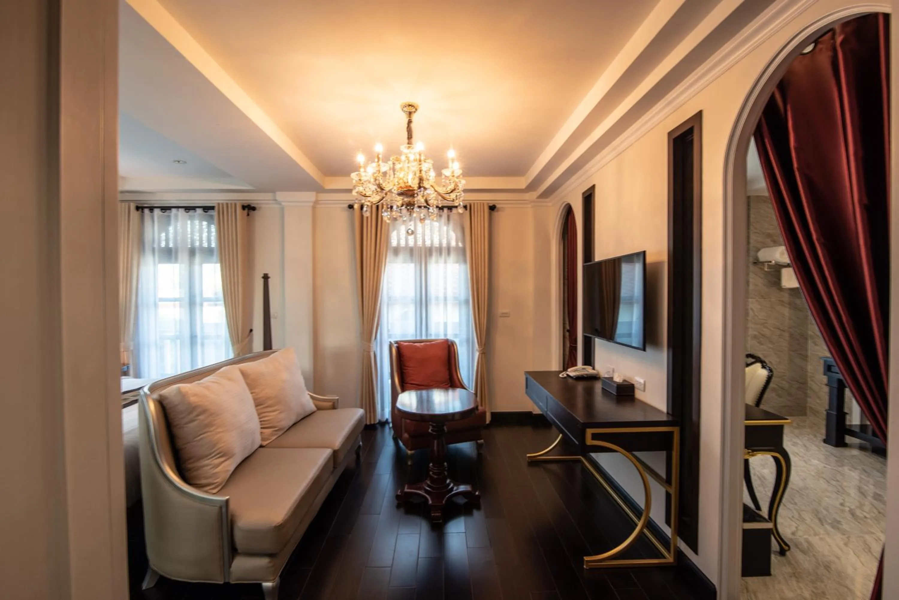 Seating area in Nanta Glam CM Hotel & Residences