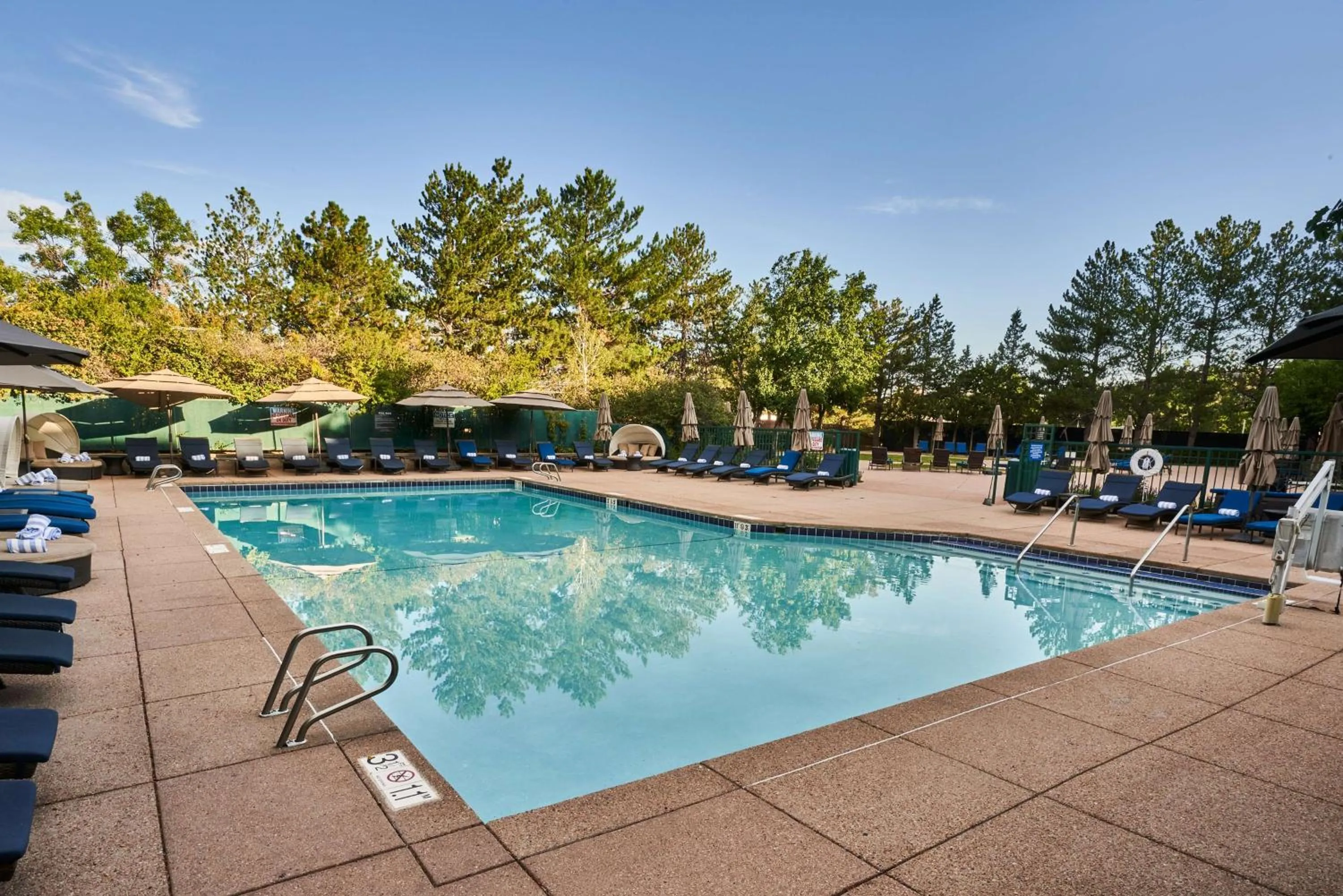 Pool view in The Inverness Denver, a Hilton Golf & Spa Resort