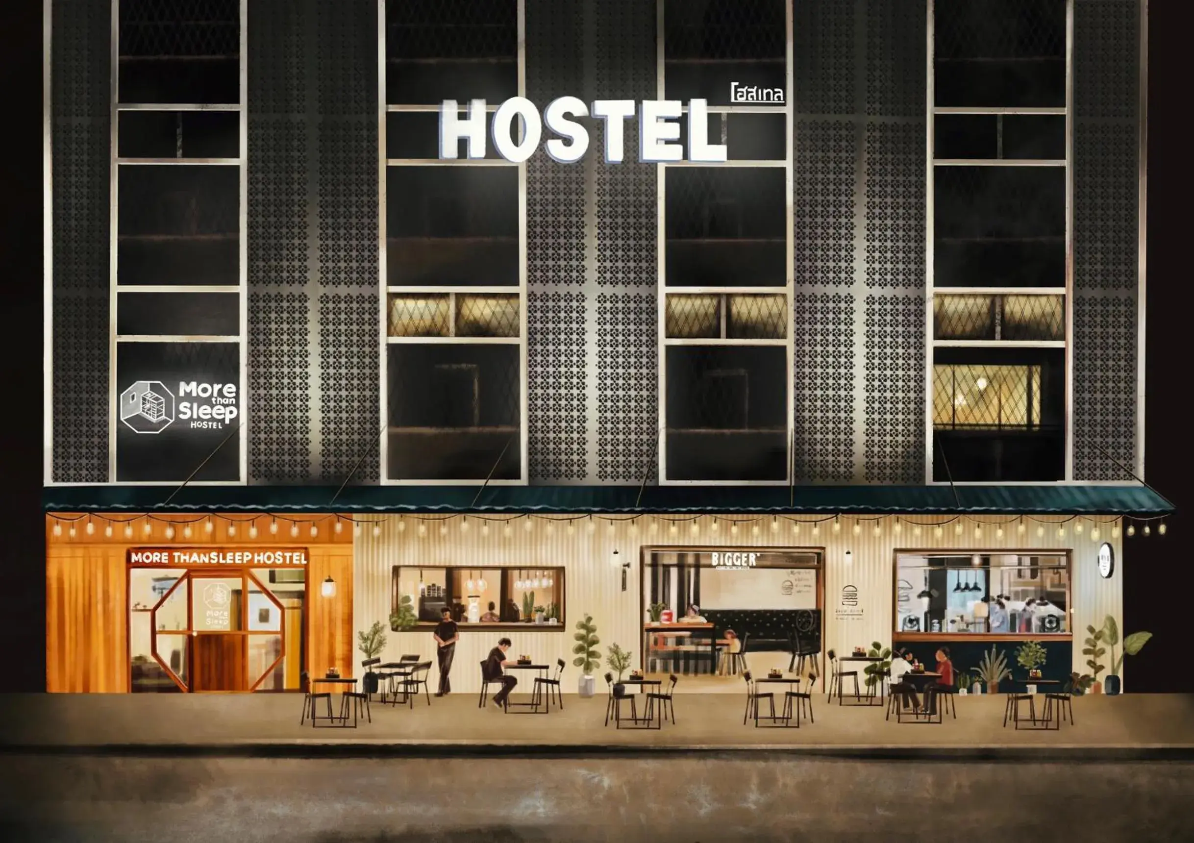 Property building in More than Sleep Hostel Pak Chong-Khao yai Property building in More than Sleep Hostel Pak Chong-Khao yai