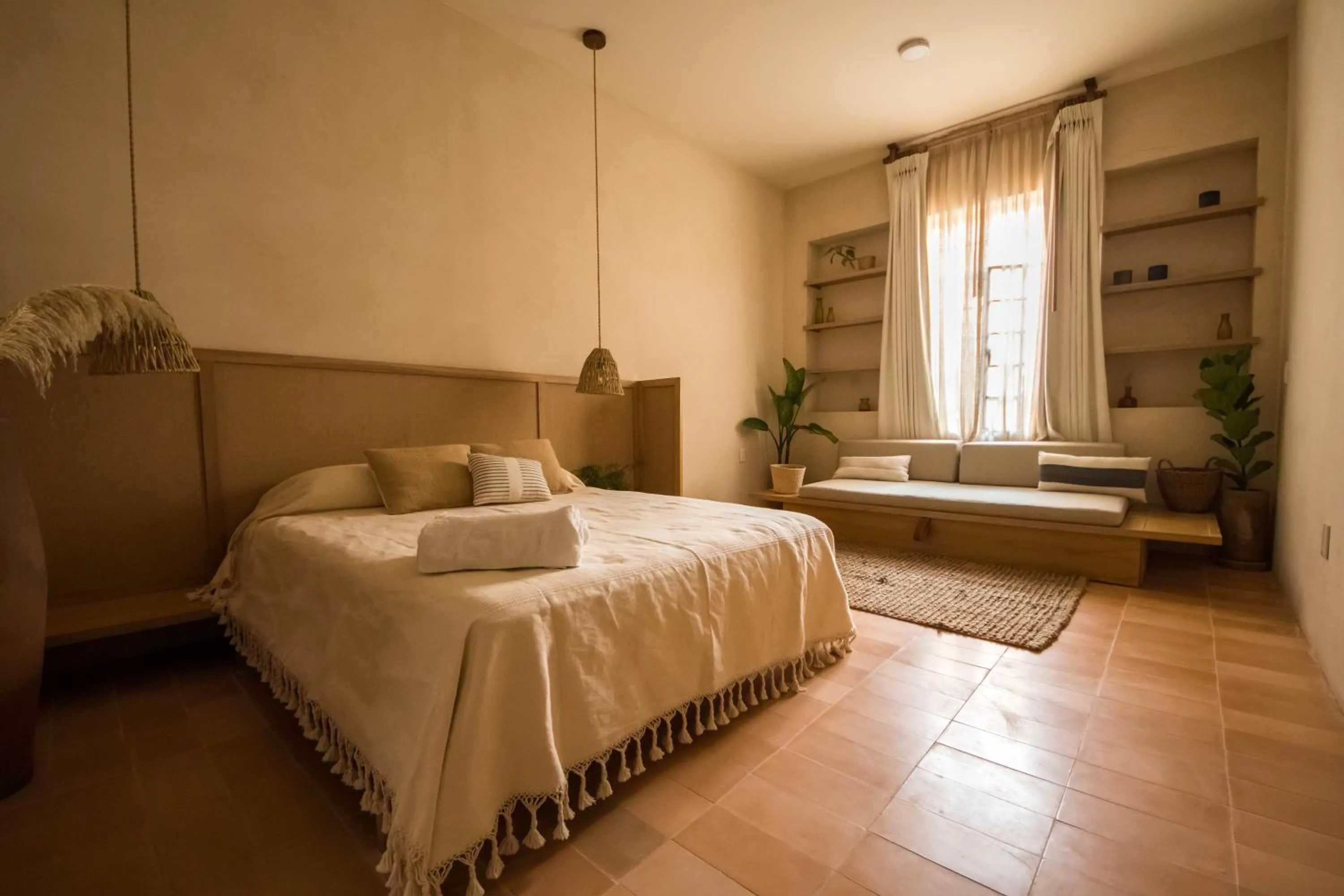 Bedroom, Bed in Casa Montore by Barrio Mexico