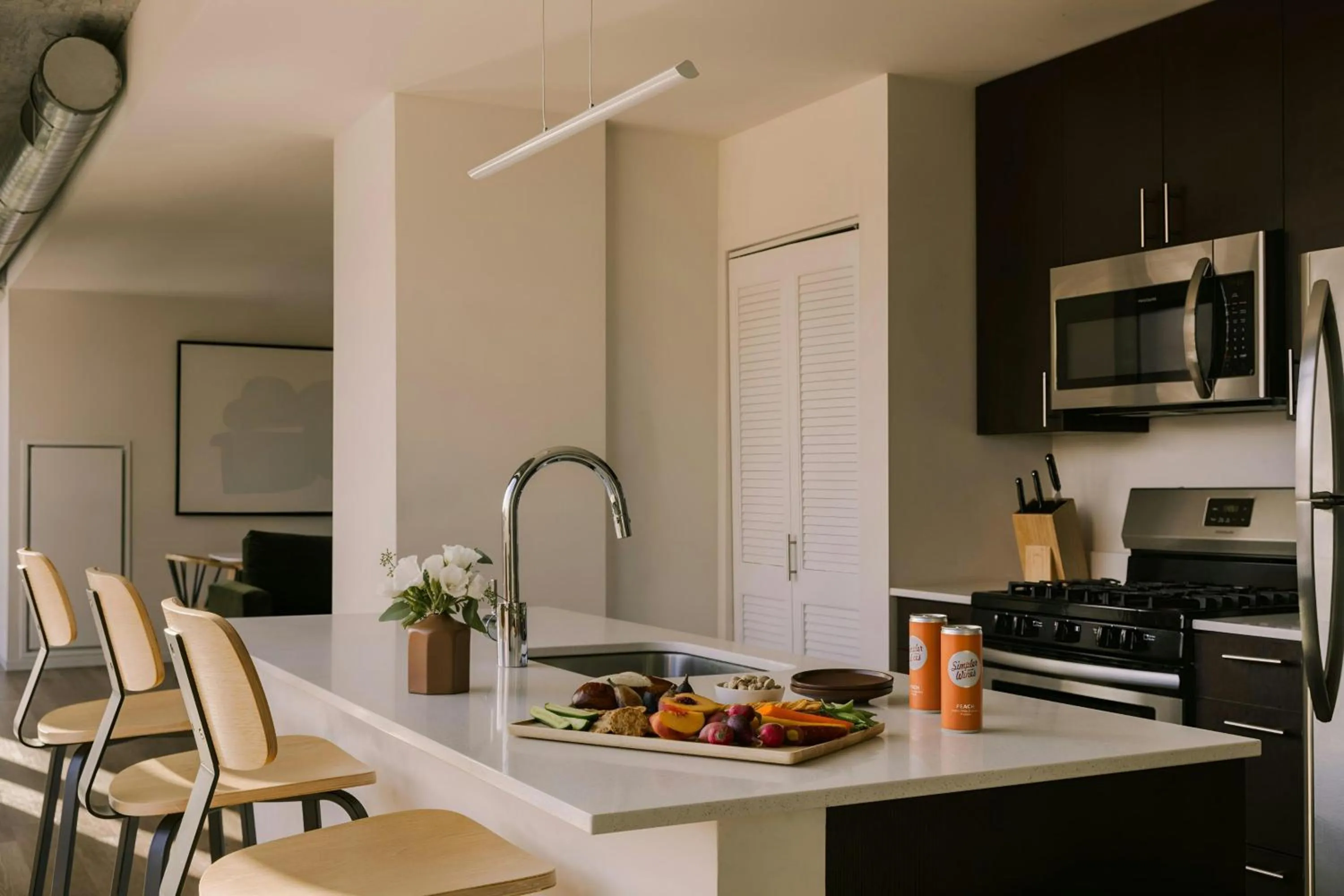 Kitchen or kitchenette in Sonder by Marriott Bonvoy South Wabash Apartments South Loop